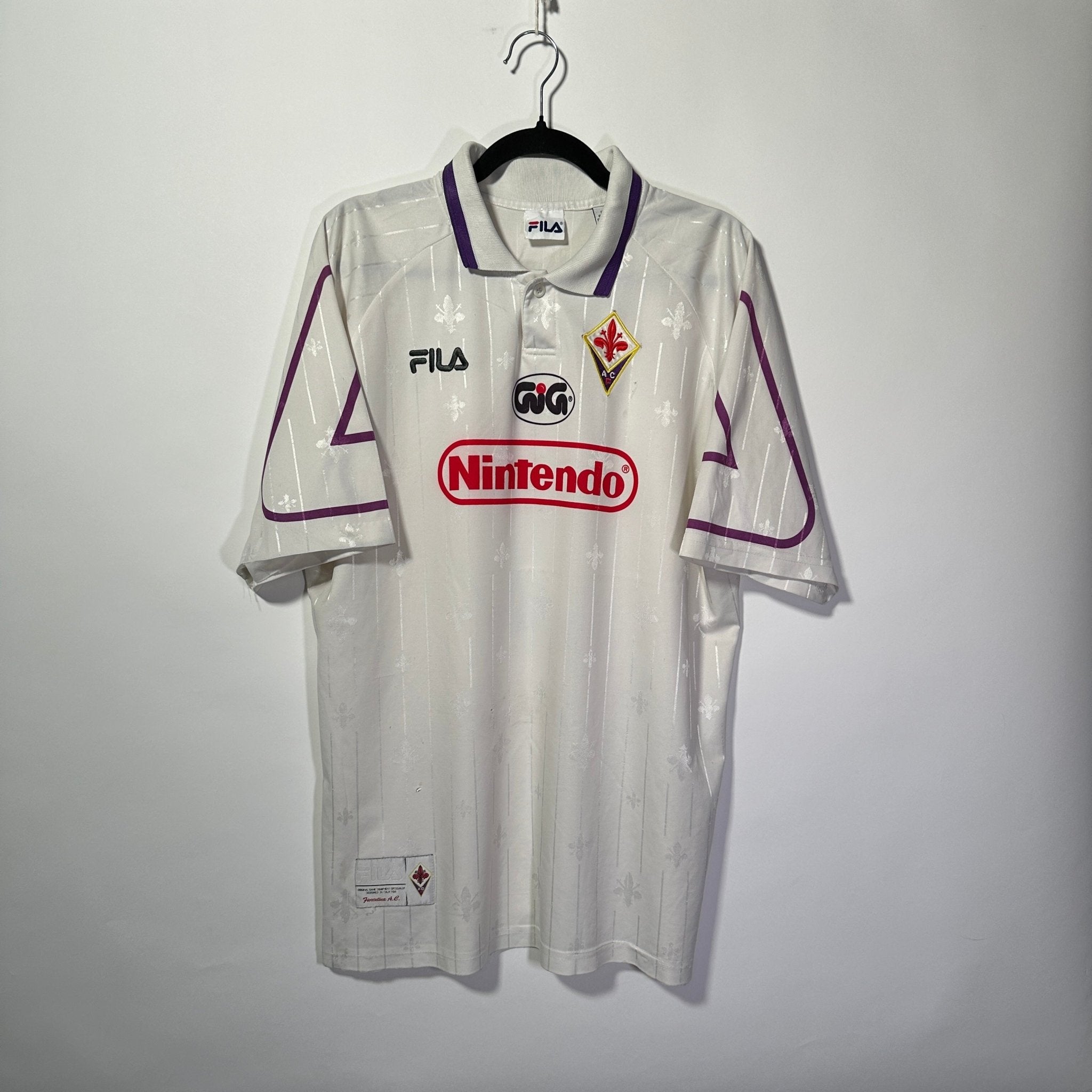 ACF Fiorentina Visita 1997 – Dorsal Batistuta - Talla XL - YaelitoMix