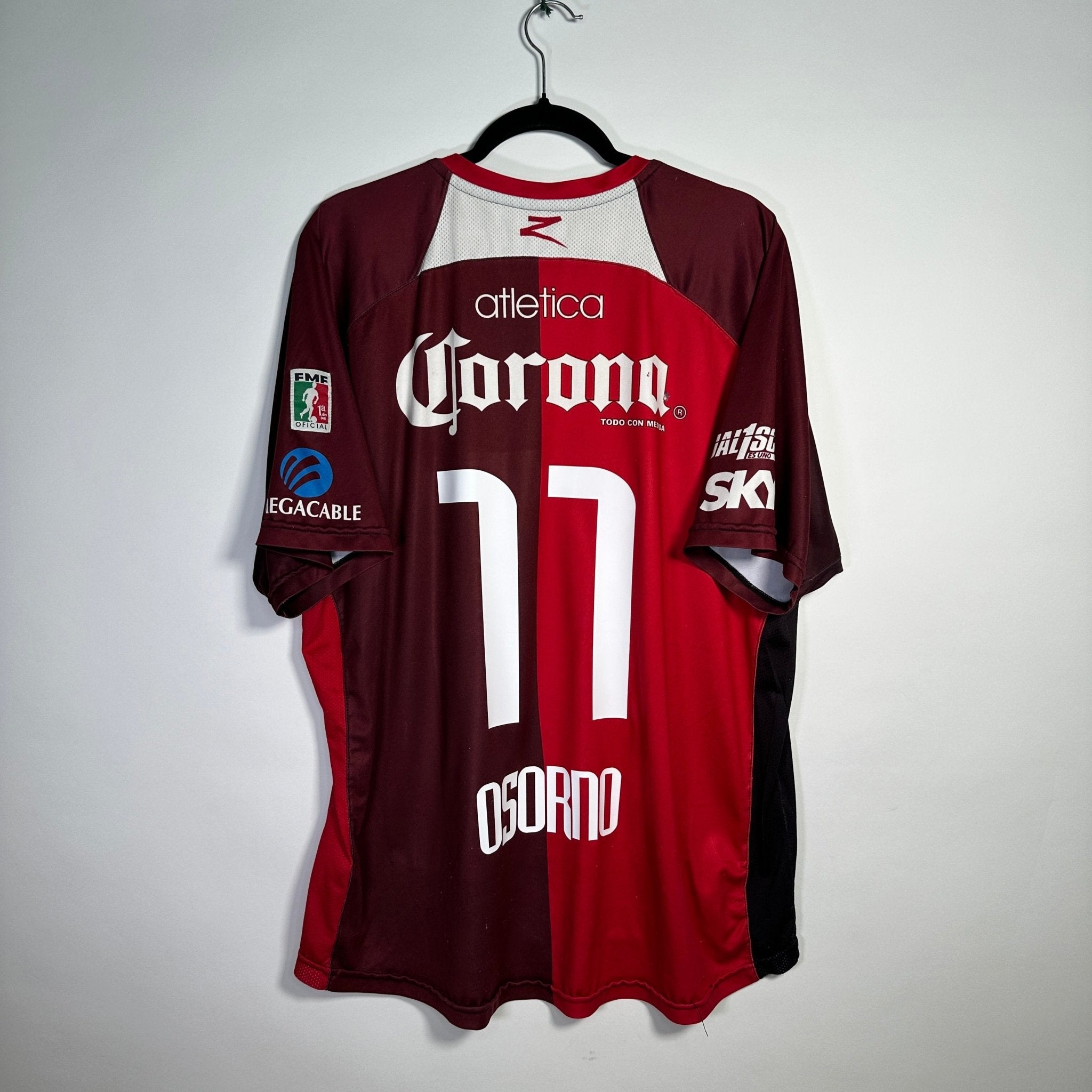 Atlas FC Local 2009 - Dorsal Osorno - Talla XL - YaelitoMix