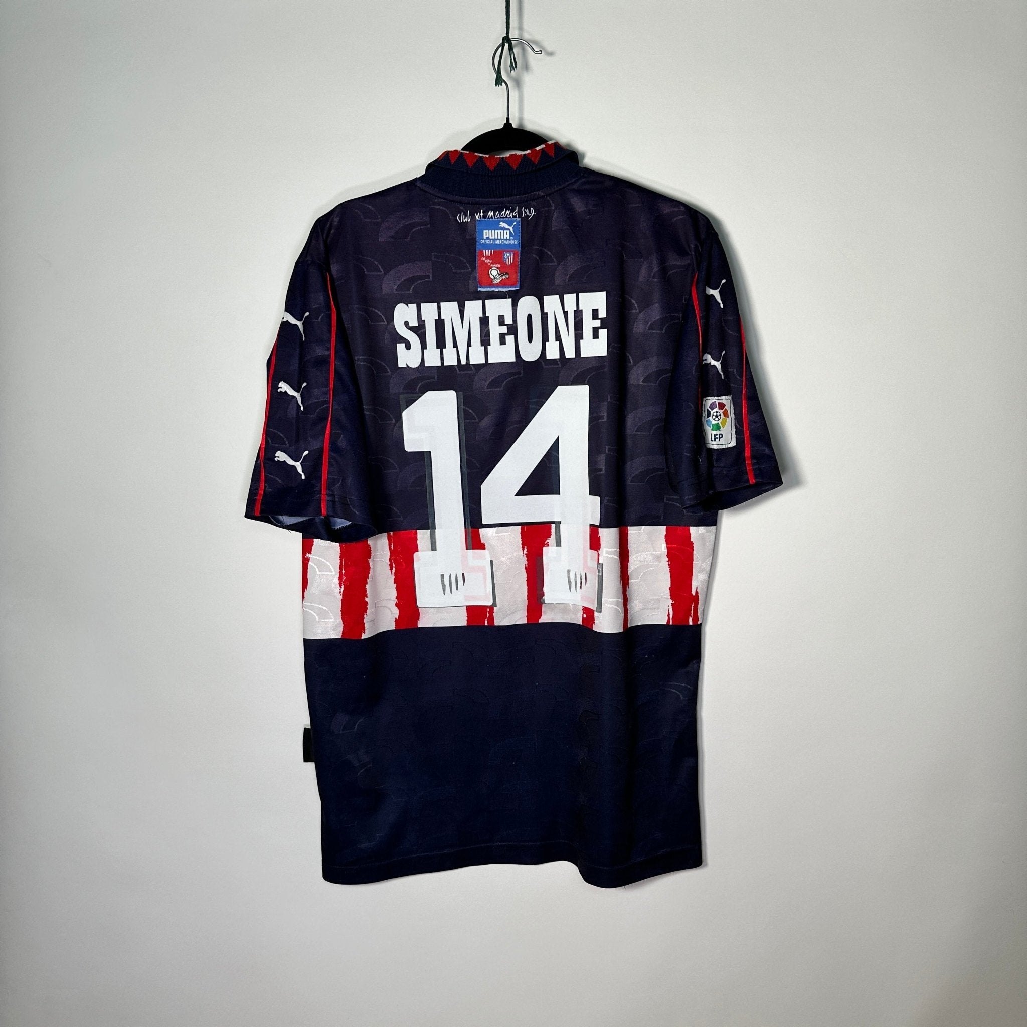 Atlético de Madrid Visita 1997 - Dorsal “Cholo” Simeone - Talla M - YaelitoMix