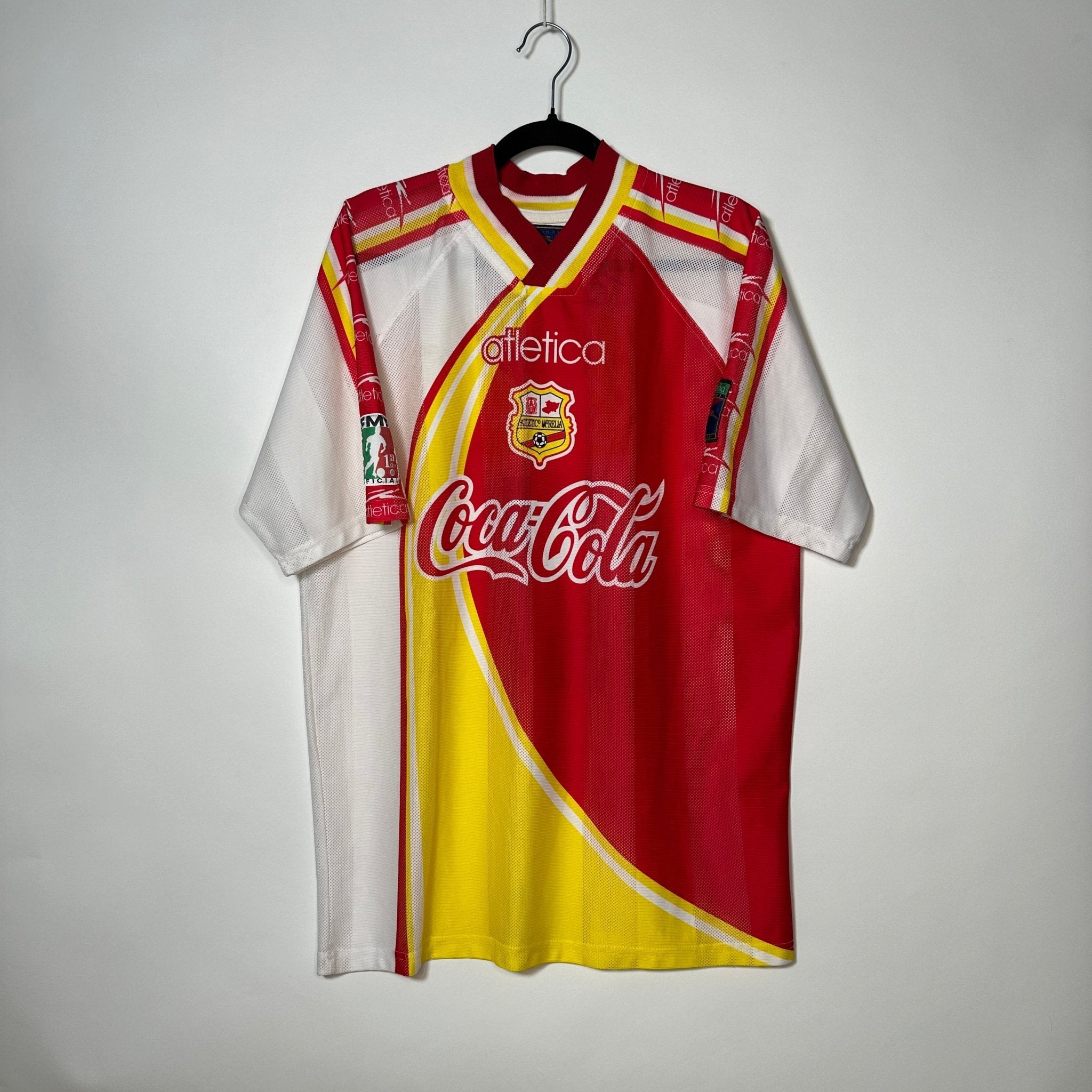 Atlético Morelia Visita 1998 - Dorsal Flavio Davino - Talla L/G - YaelitoMix