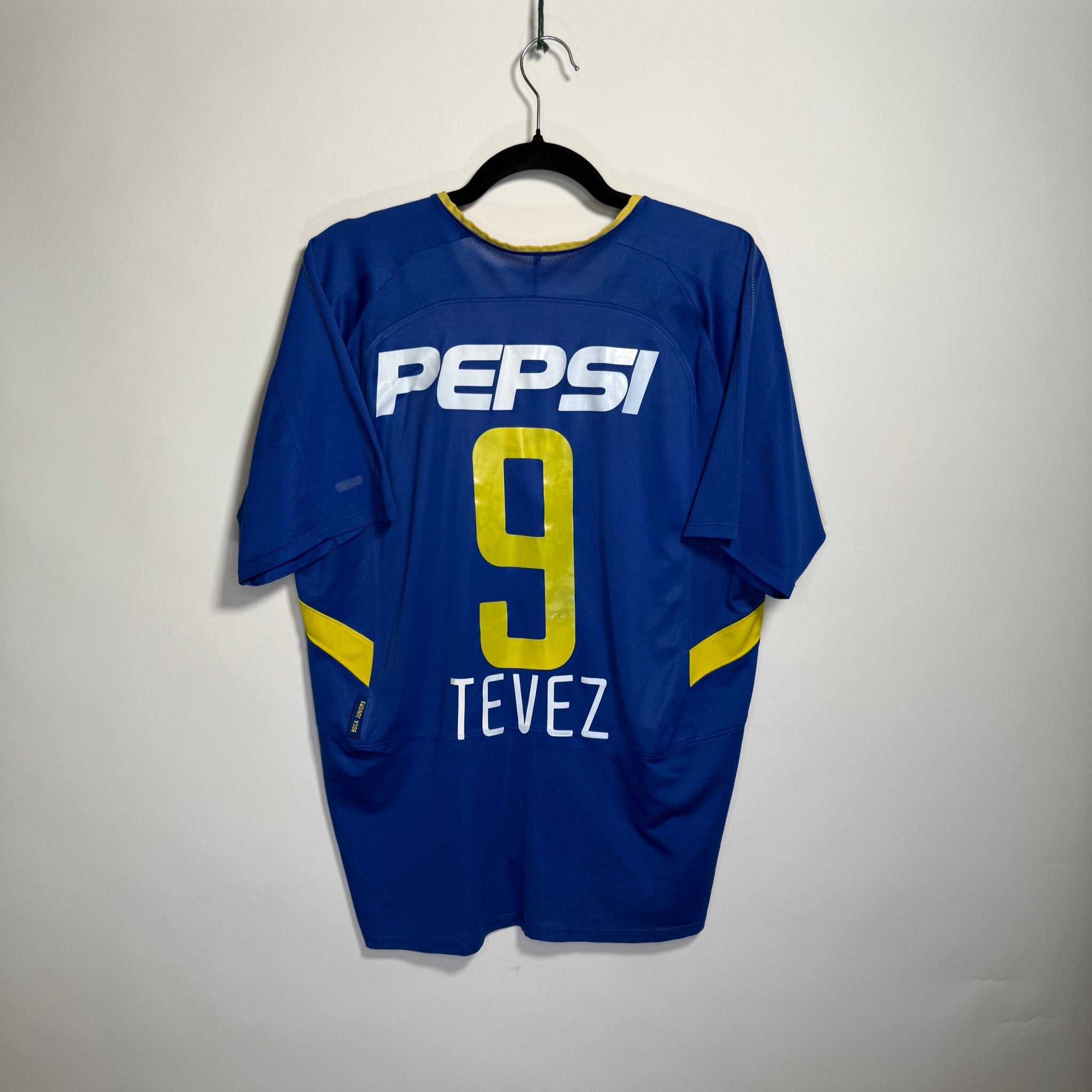 Boca Juniors Local 2003 - Dorsal Tévez - Talla CH/S - YaelitoMix
