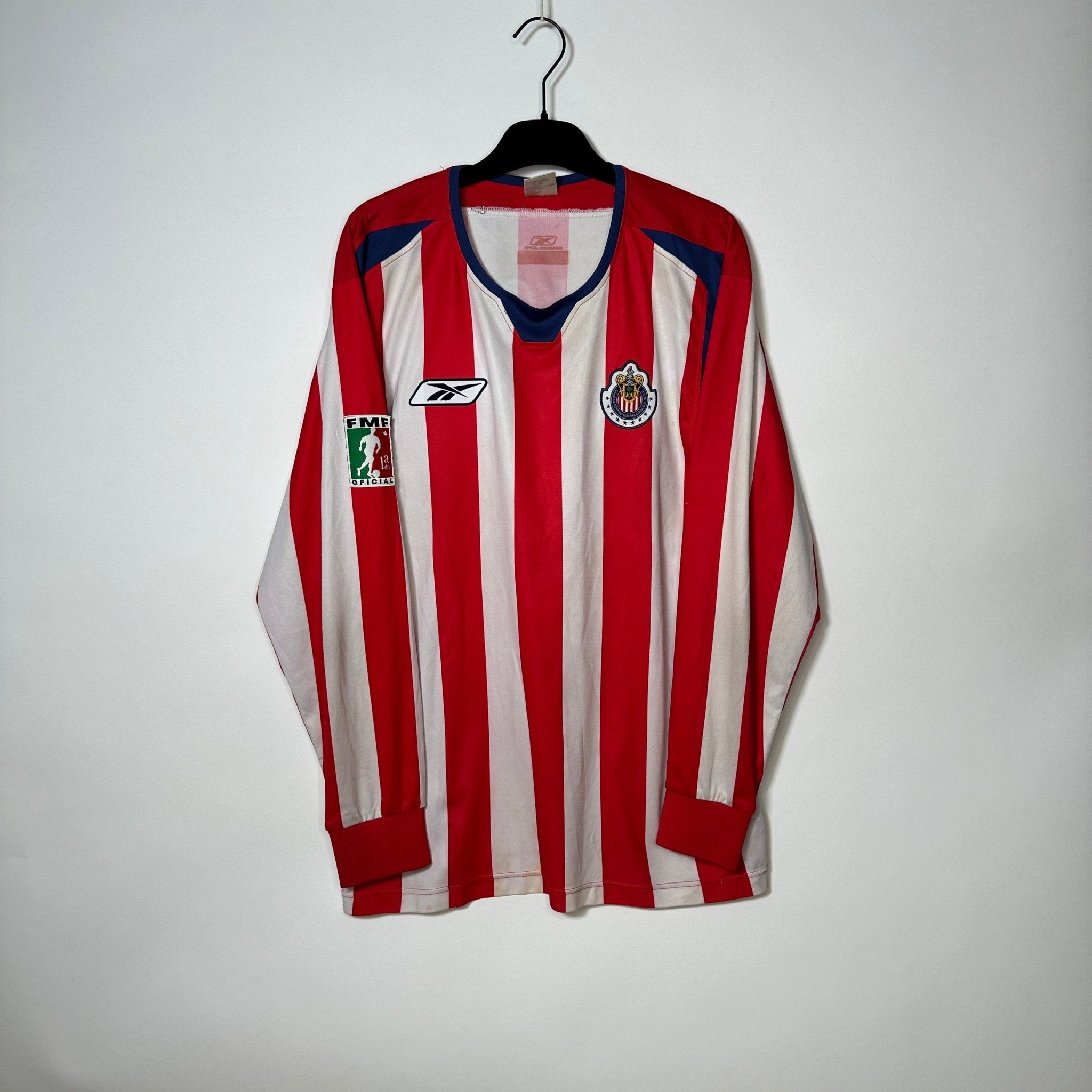 CD Guadalajara Local 2004 - Dorsal Carlos Vela (Manga Larga) - Talla XL - YaelitoMix
