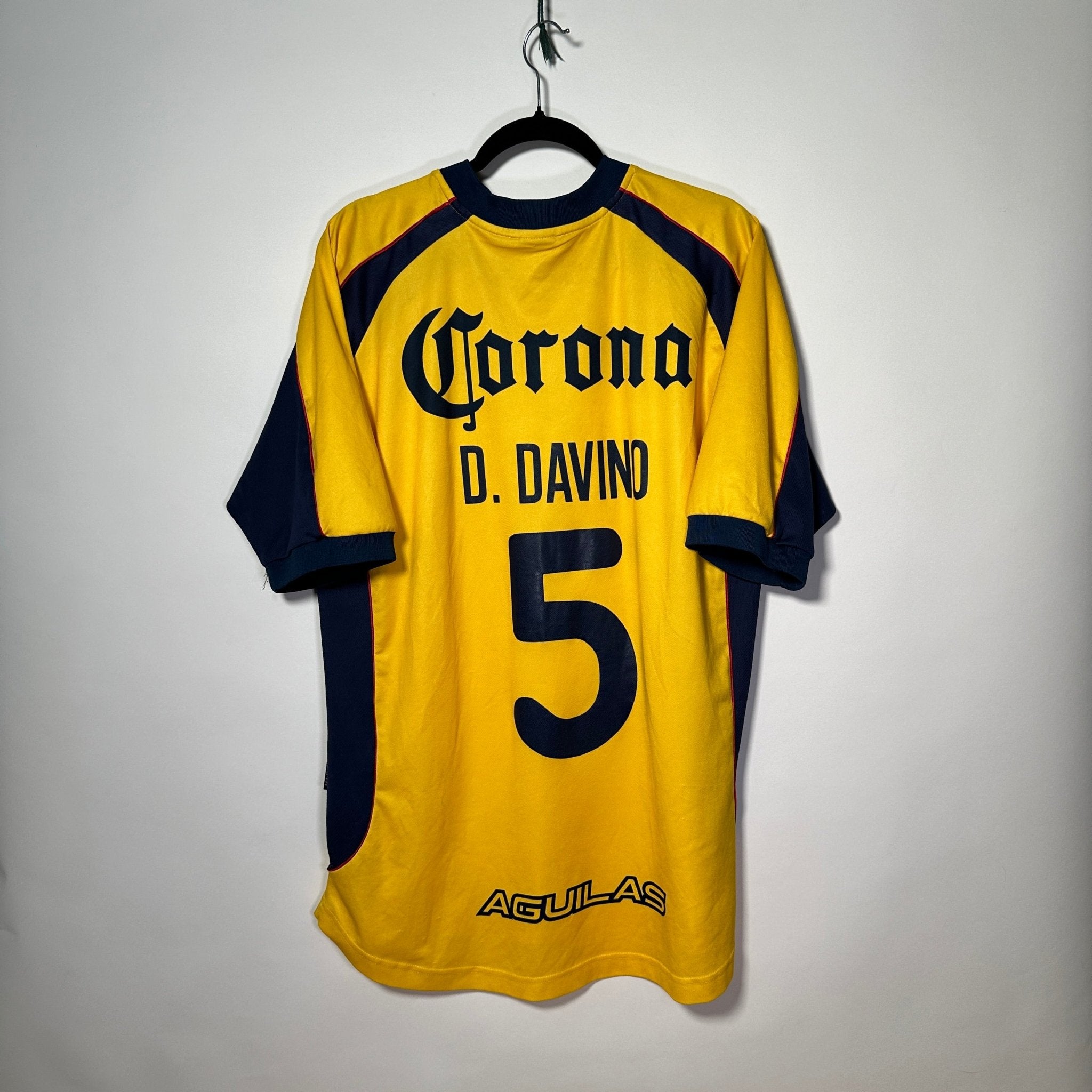 Club América Local 2001 - Dorsal Davino - Talla XL - YaelitoMix