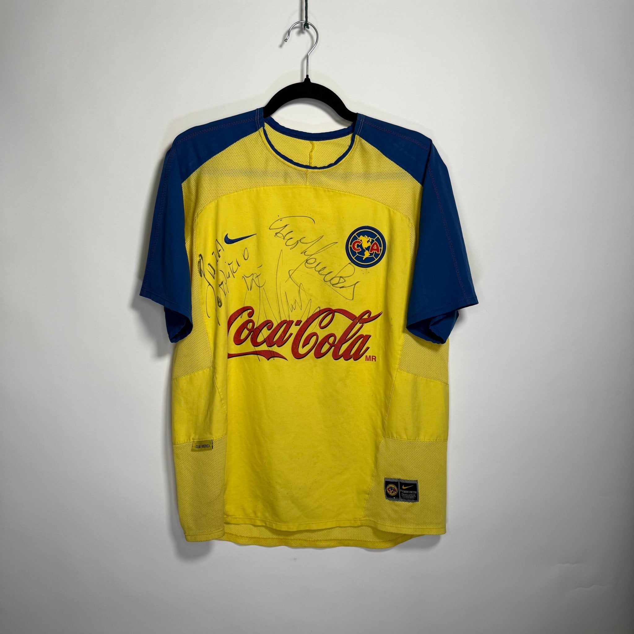 Club América Local 2003 - Dorsal Zague (Autografiada) - Talla L/G - YaelitoMix