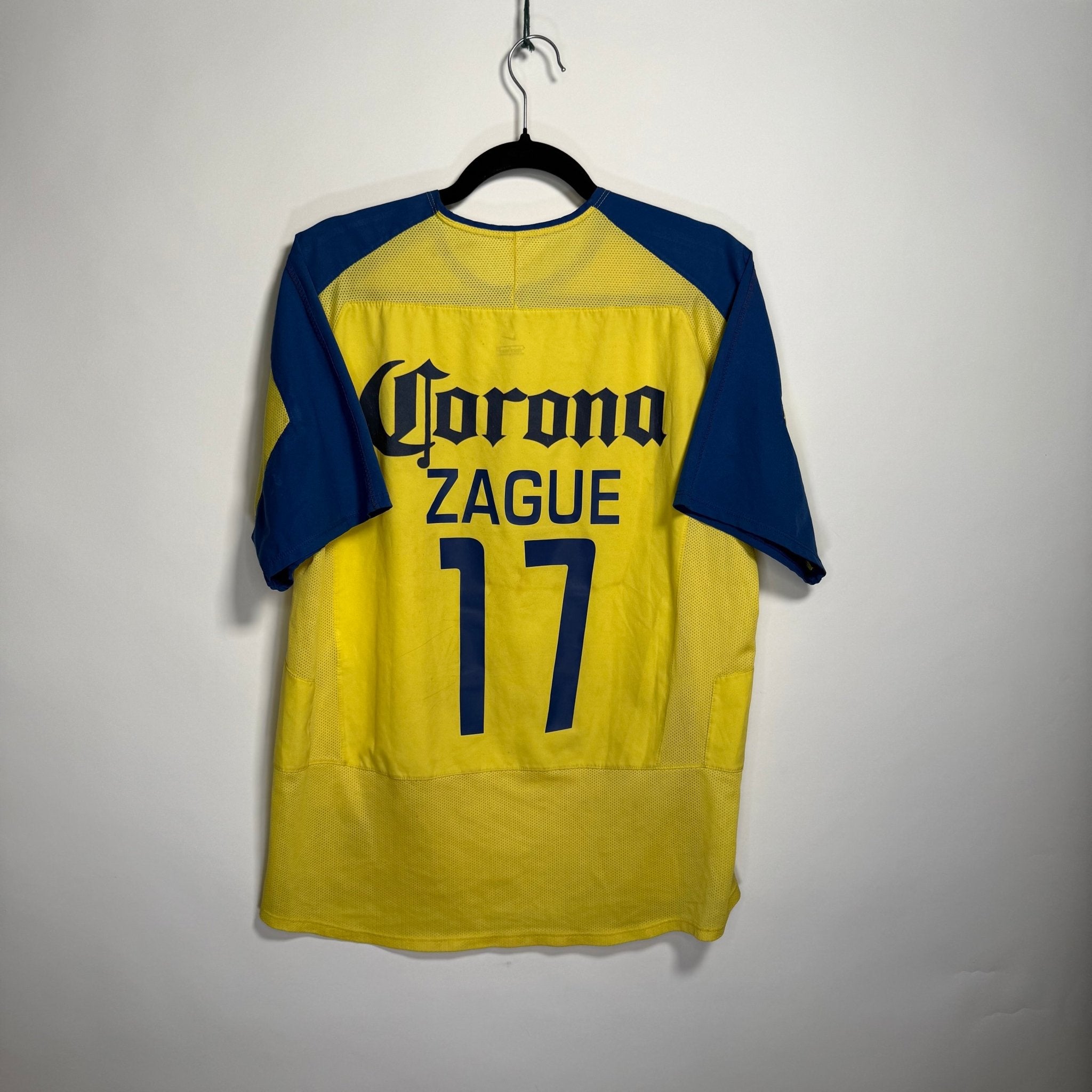 Club América Local 2003 - Dorsal Zague (Autografiada) - Talla L/G - YaelitoMix