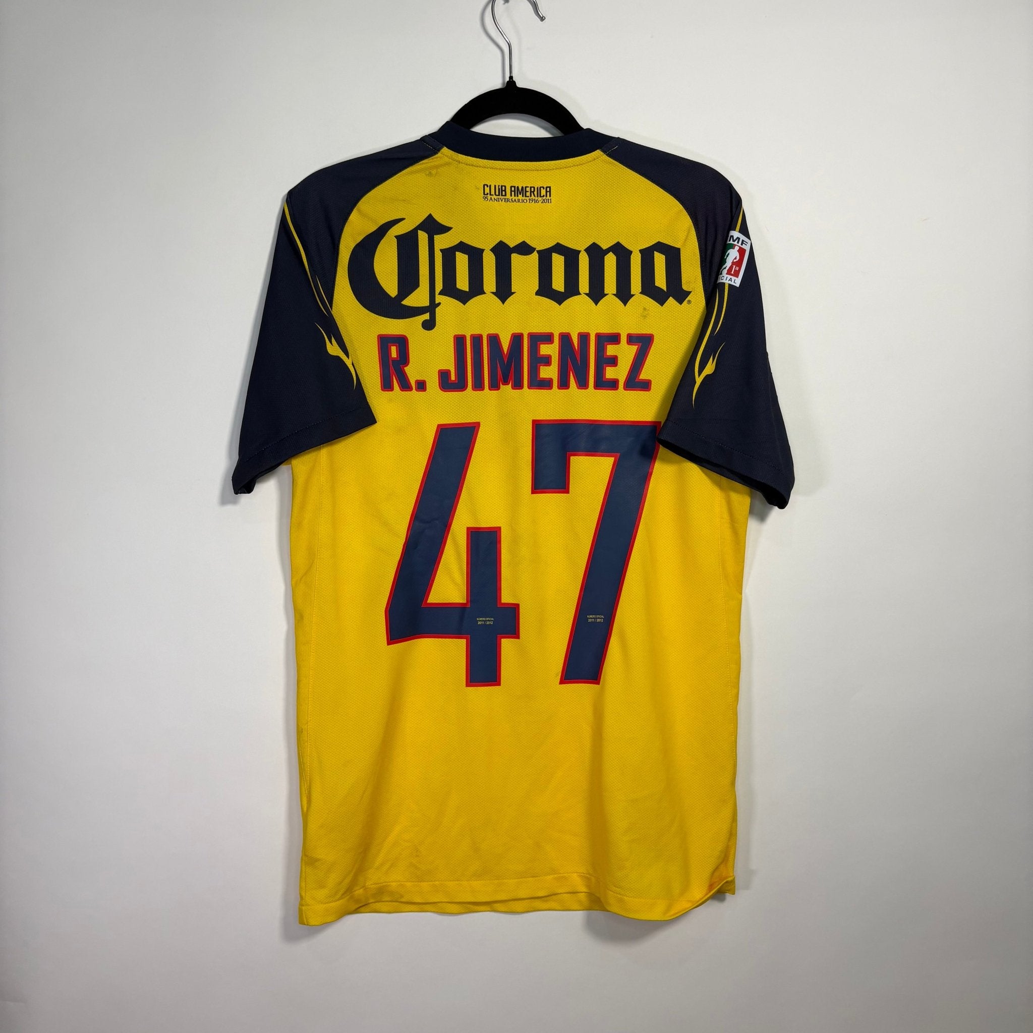 Club América Local 2011 - Dorsal Raúl Jiménez - Talla S/CH - YaelitoMix