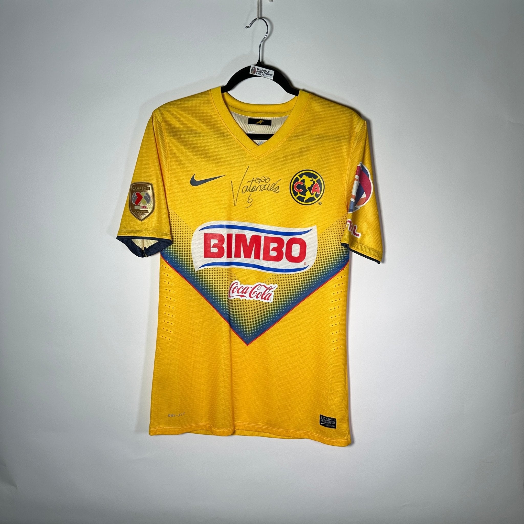 Club América Local 2013 - UTILERÍA “Topo” Valenzuela (Autografiada) - YaelitoMix