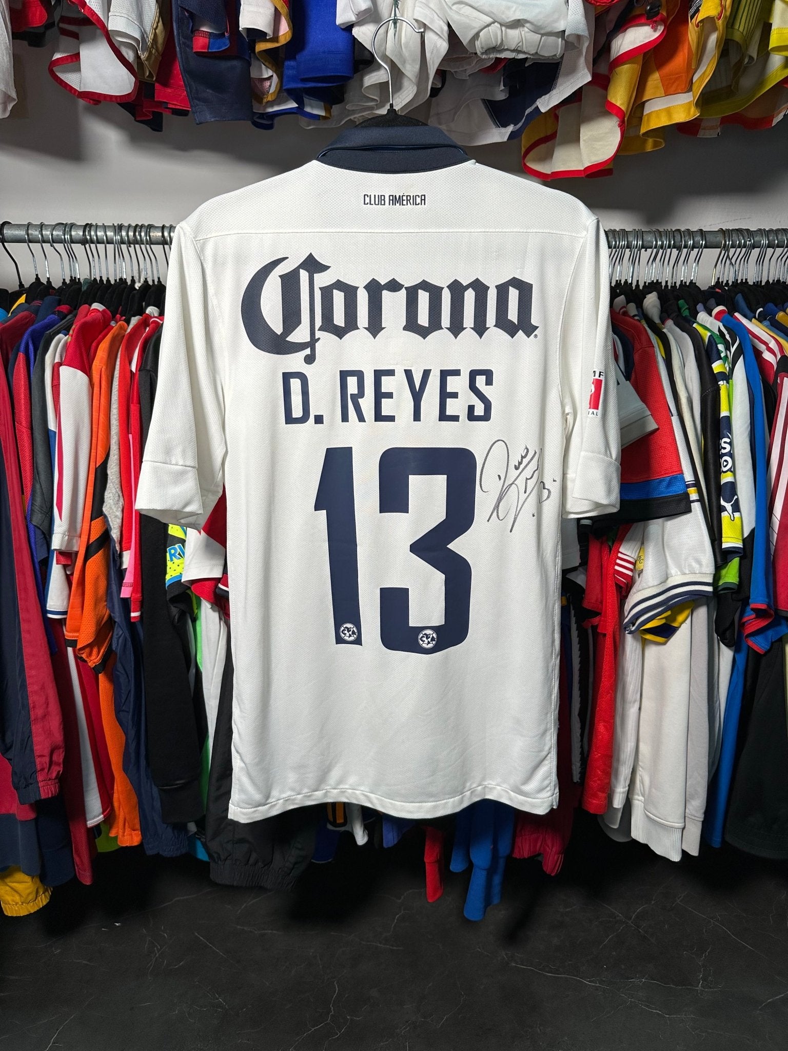 Club América Tercera 2012 - Dorsal Diego Reyes (Autografiada) 🦅 - YaelitoMix