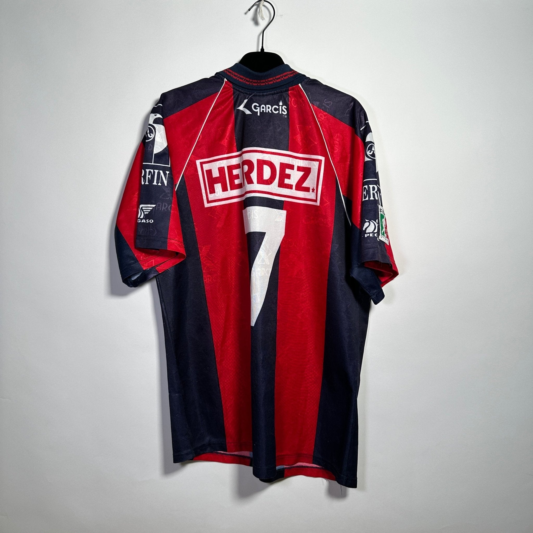 Club Atlante Local 1998 - Dorsal Ricardo Carbajal - Talla L/G - YaelitoMix