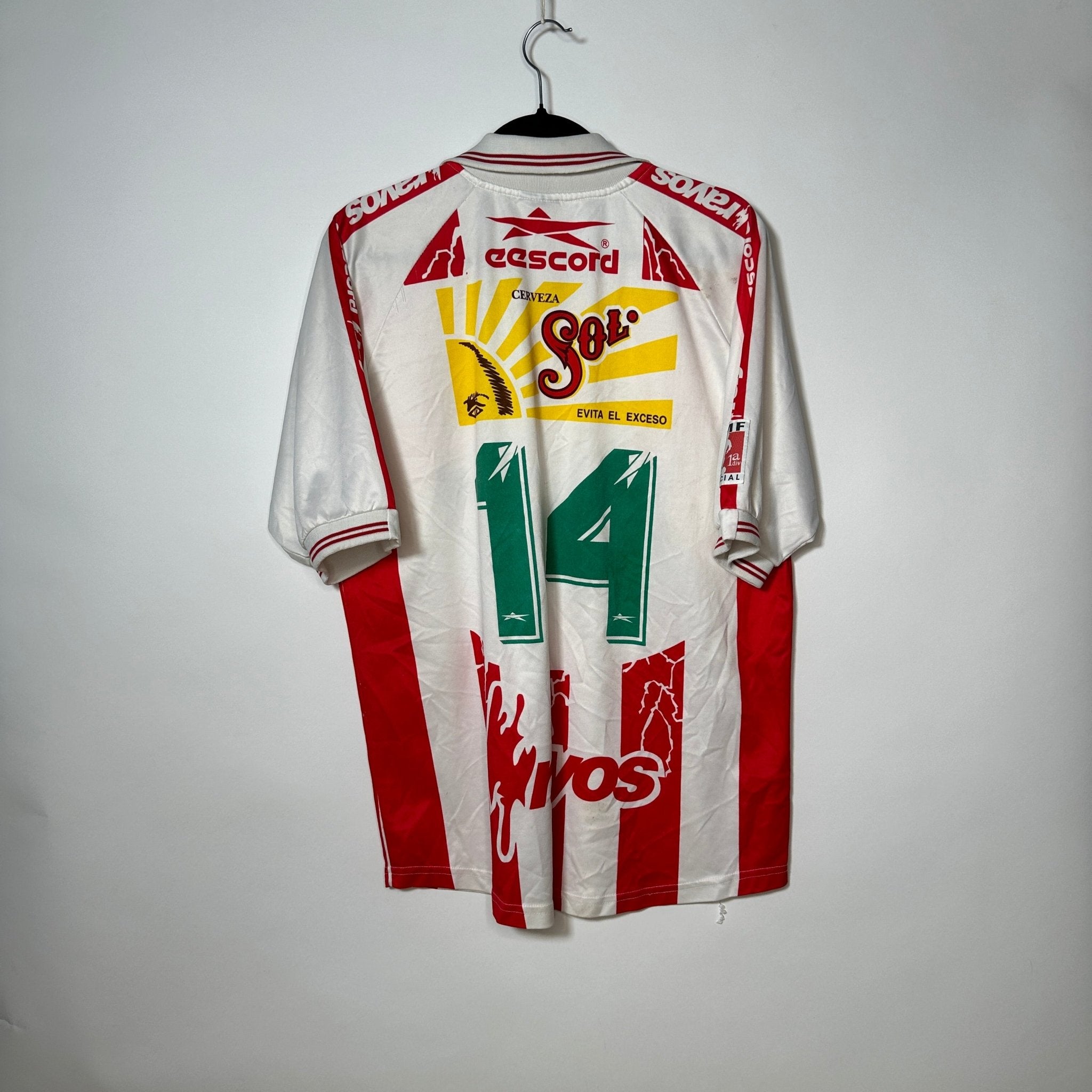 Club Necaxa Local 1999 - UTILERÍA Germán Villa - Talla L/G - YaelitoMix