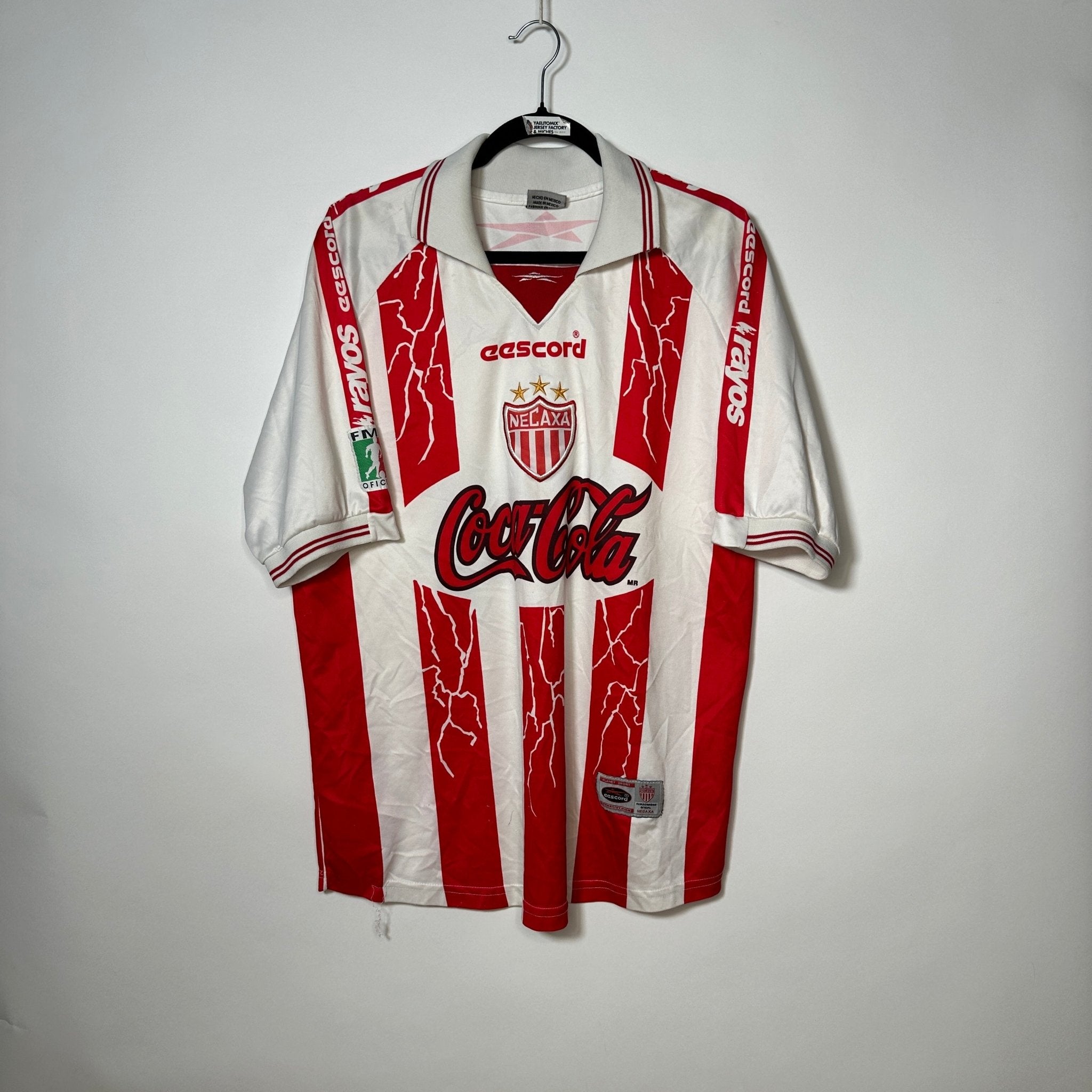 Club Necaxa Local 1999 - UTILERÍA Germán Villa - Talla L/G - YaelitoMix