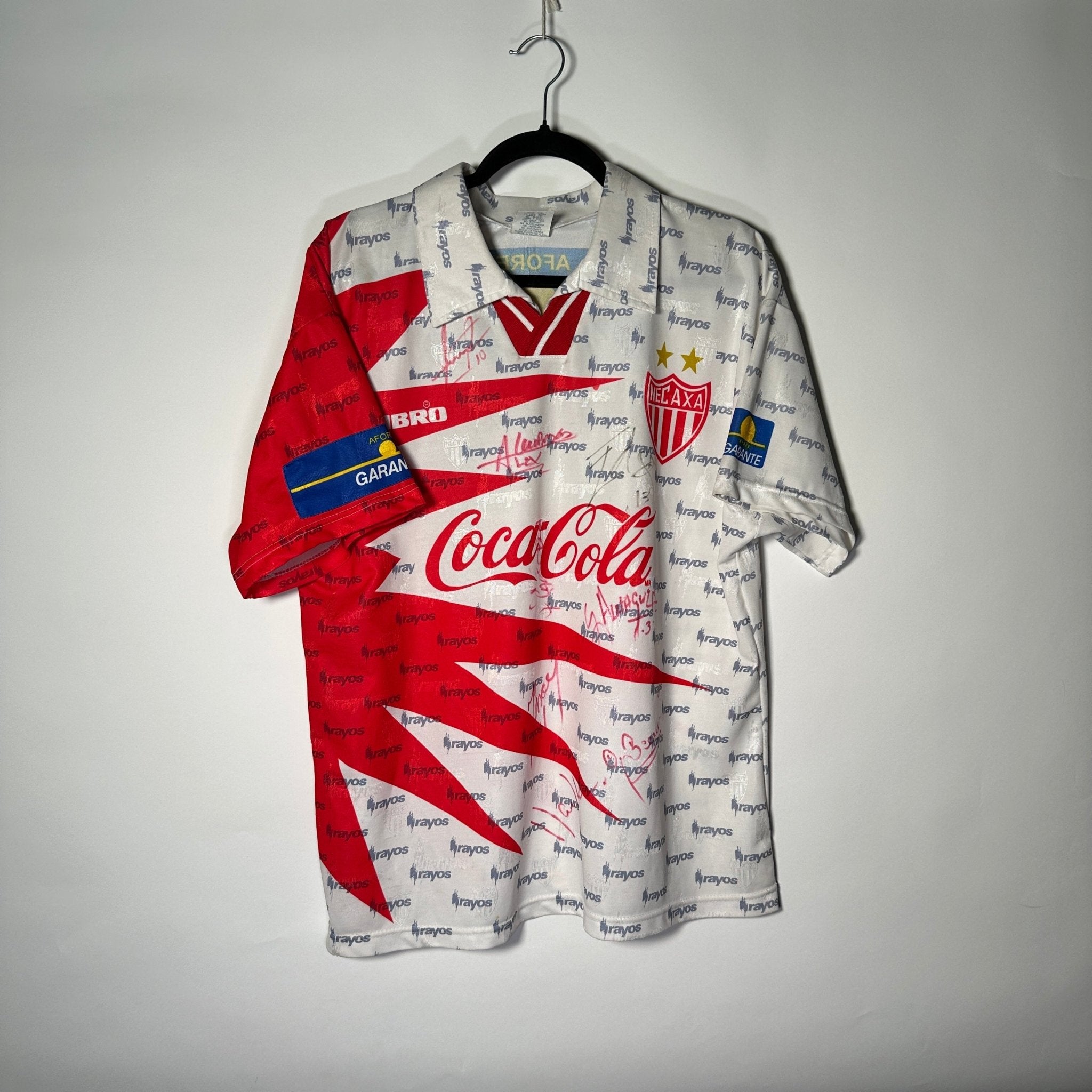 Club Necaxa Visita 1998 - UTILERÍA Marco Sánchez (Autografiada) - YaelitoMix