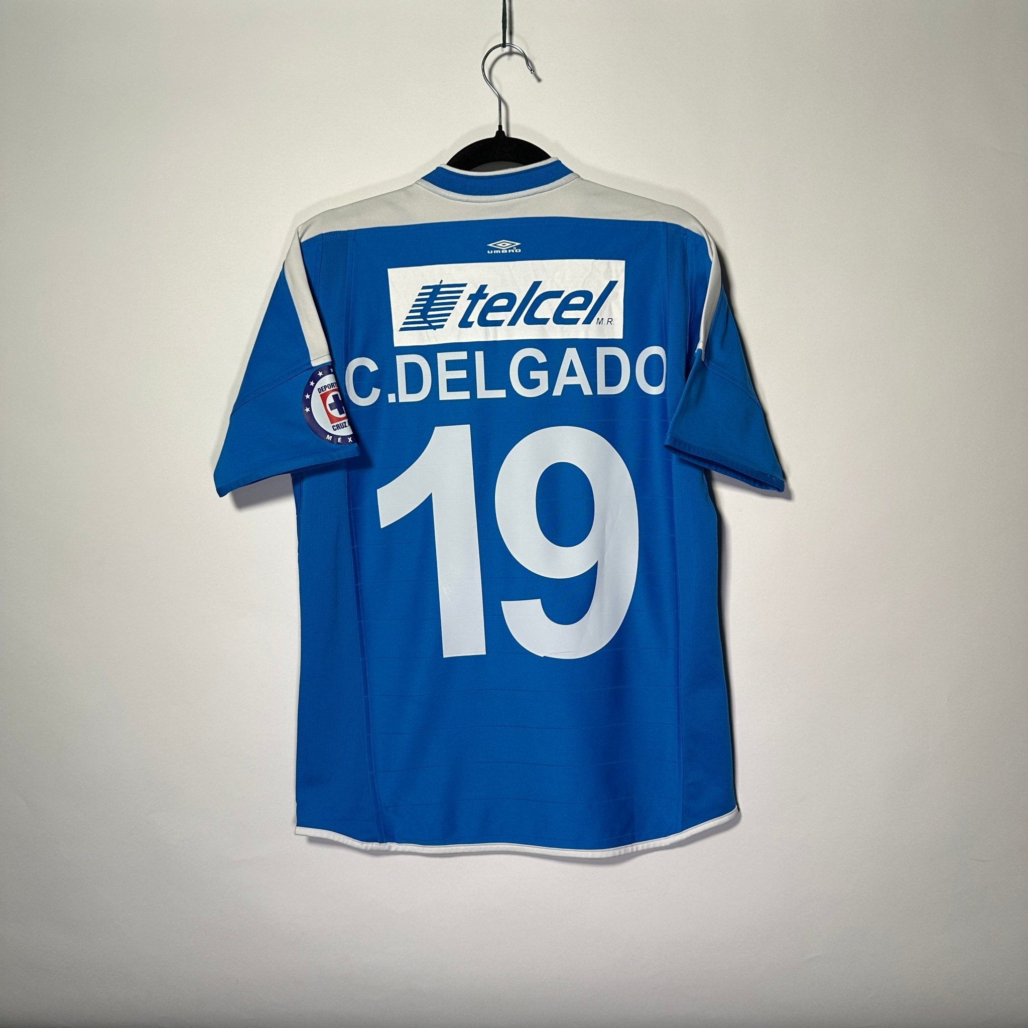 Cruz Azul FC Local 2004 - Dorsal C. Delgado - Talla M - YaelitoMix