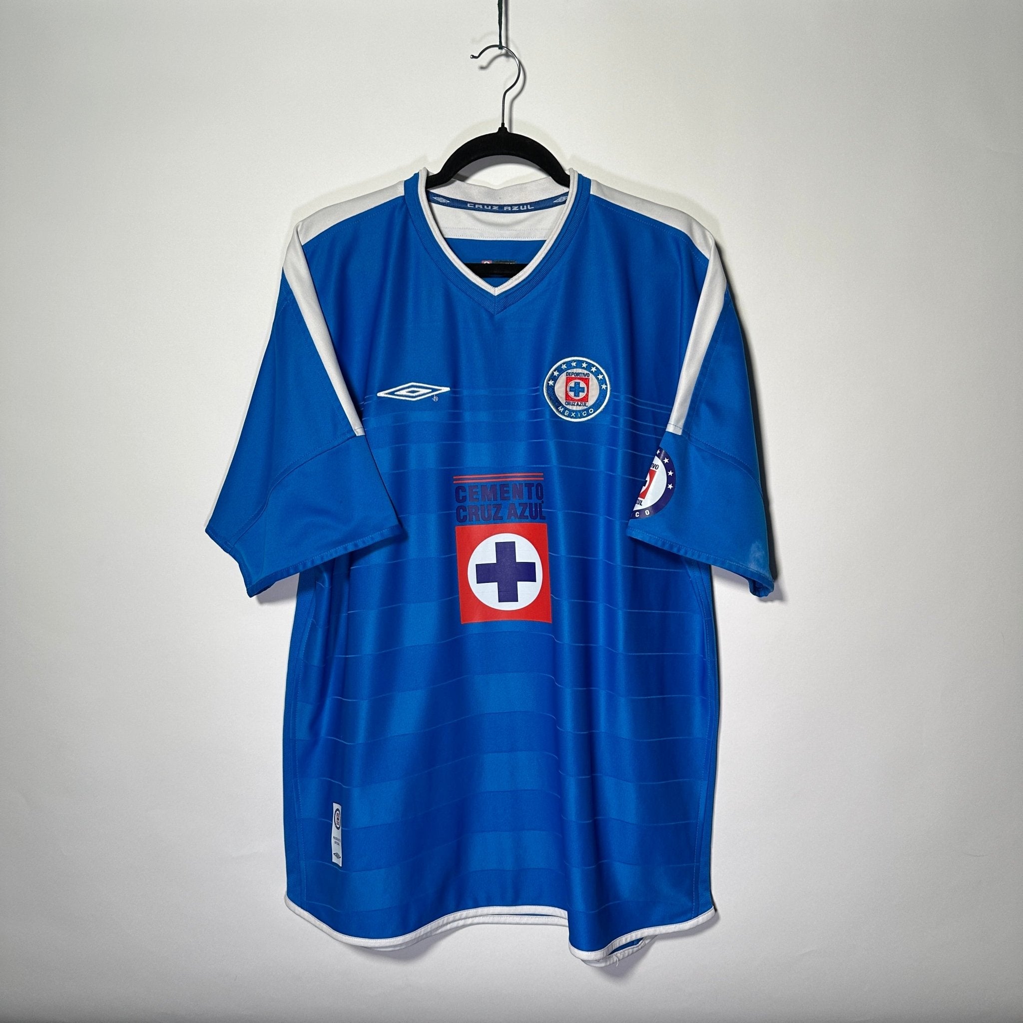 Cruz Azul FC Local 2004 - Dorsal C. Delgado - Talla XL - YaelitoMix
