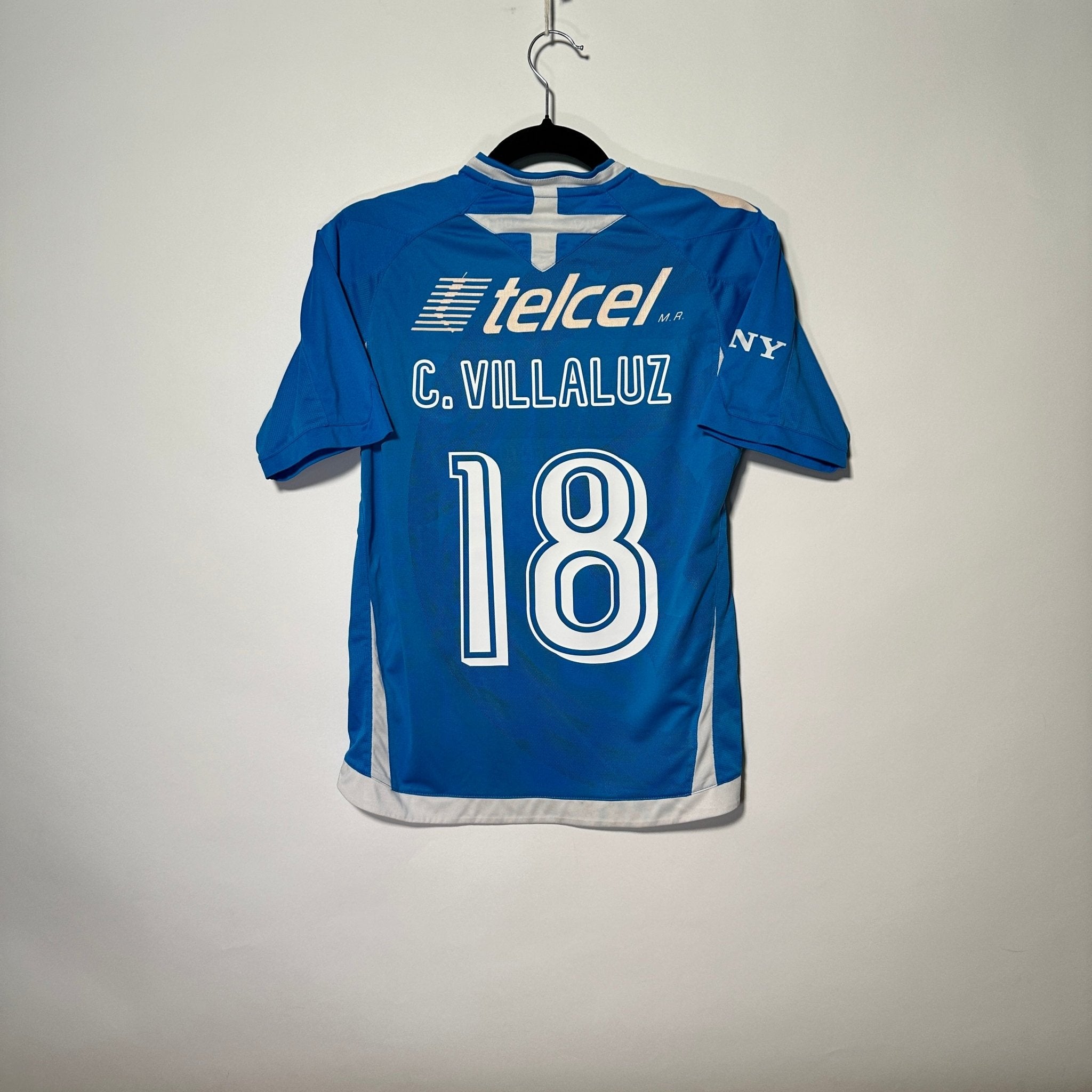Cruz Azul FC Local 2008 - Dorsal C. Villaluz - Talla XS - YaelitoMix