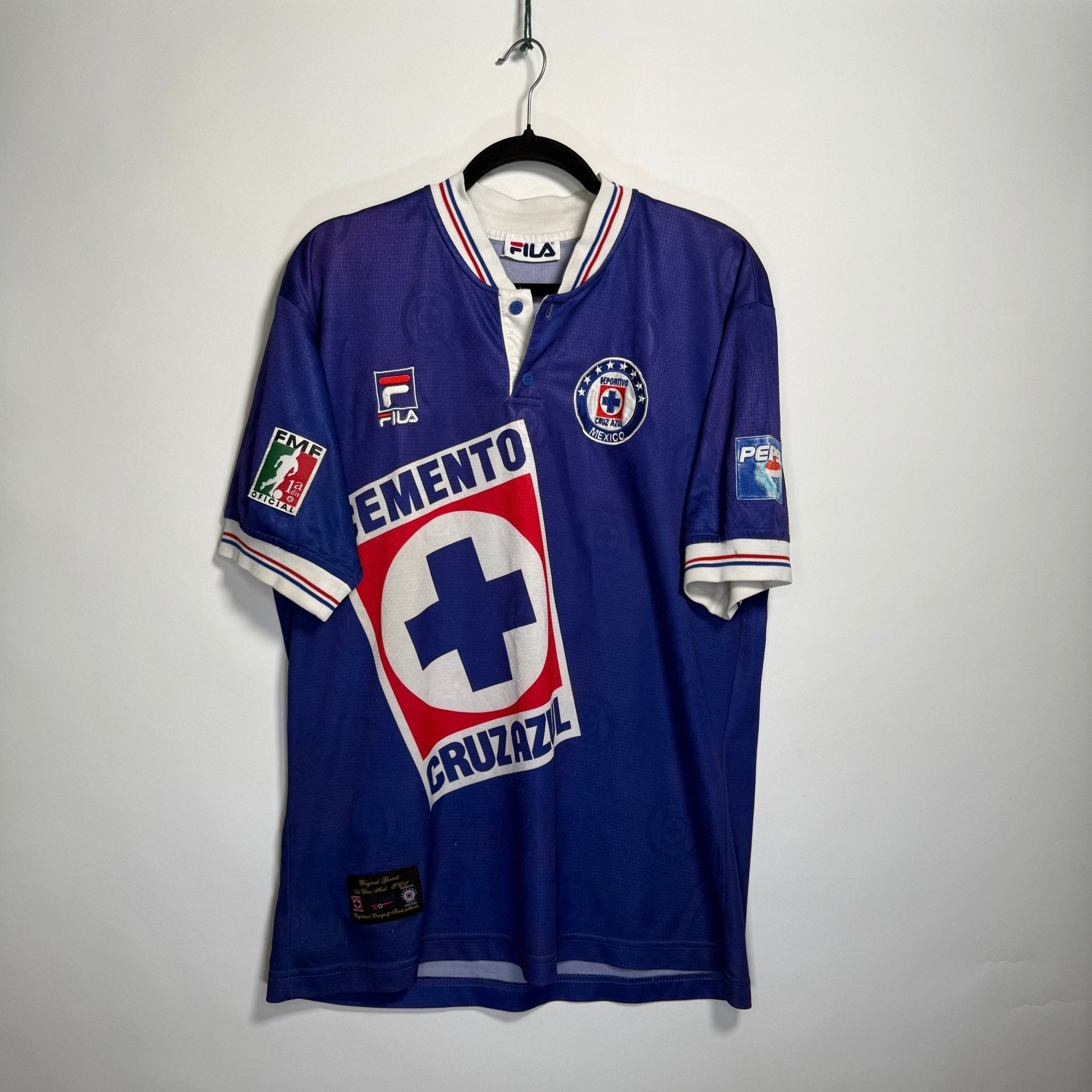 Cruz Azul Local 1998 - Talla M (amplia) - YaelitoMix
