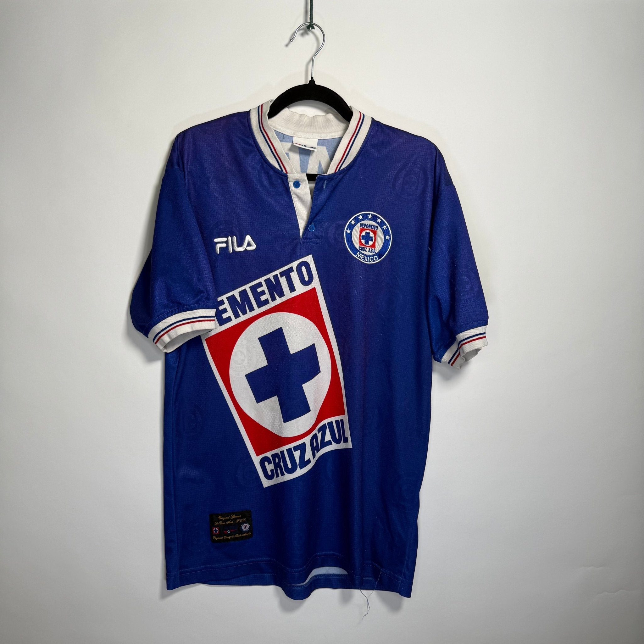 Cruz Azul Local 1998 - Talla M (amplia) - YaelitoMix