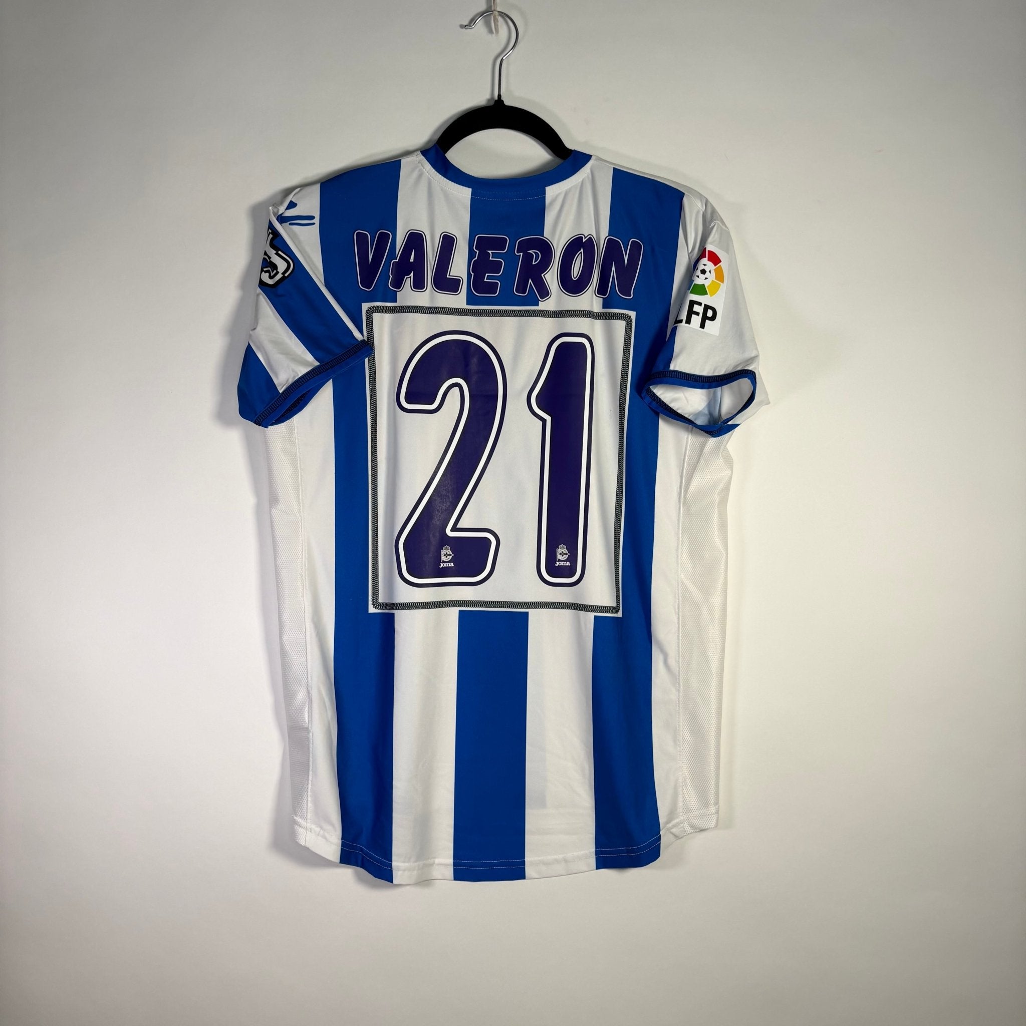 Deportivo La Coruña Local 2008 - Dorsal Valerón - Talla M - YaelitoMix