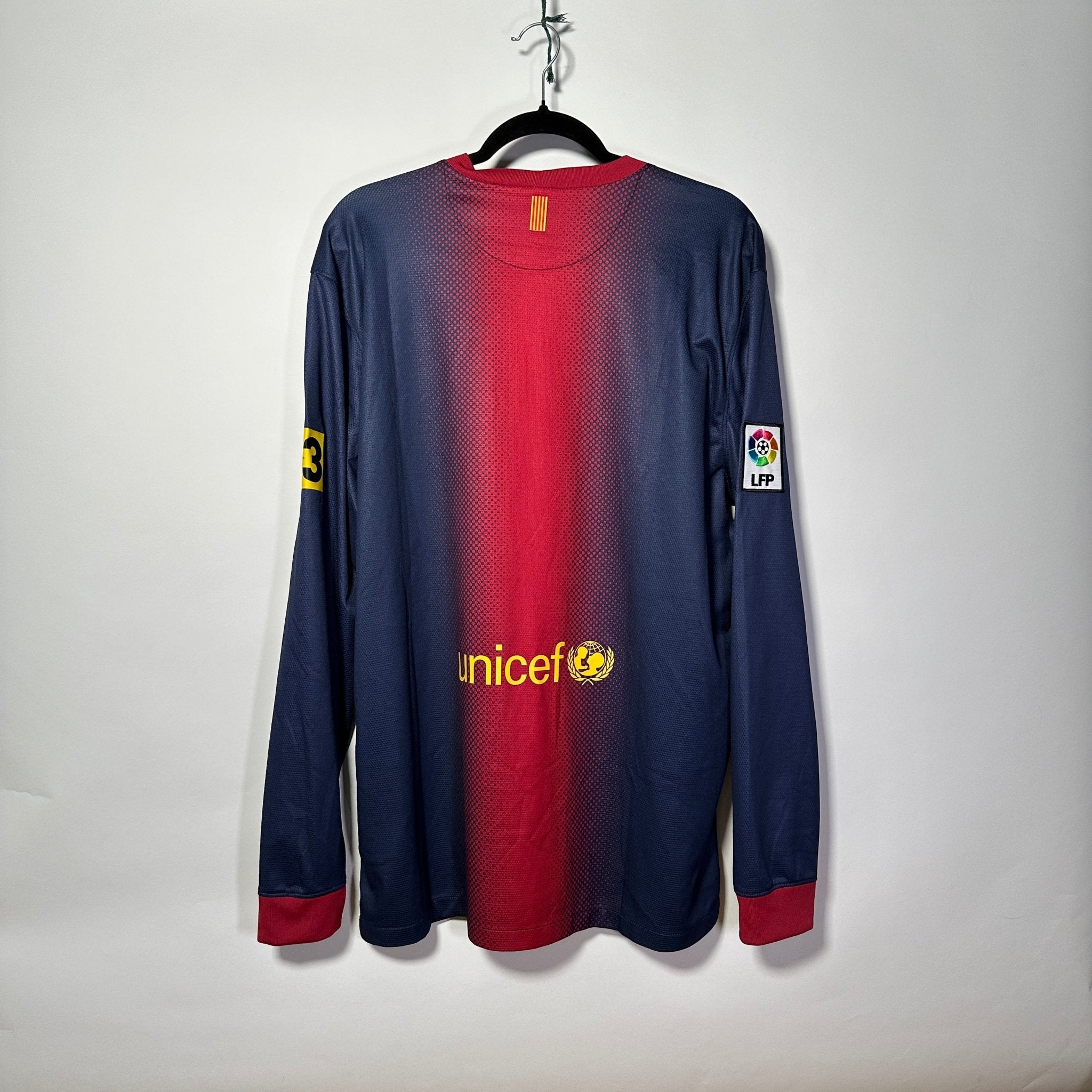 FC Barcelona Local 2012 (Manga Larga) - Talla XL - YaelitoMix