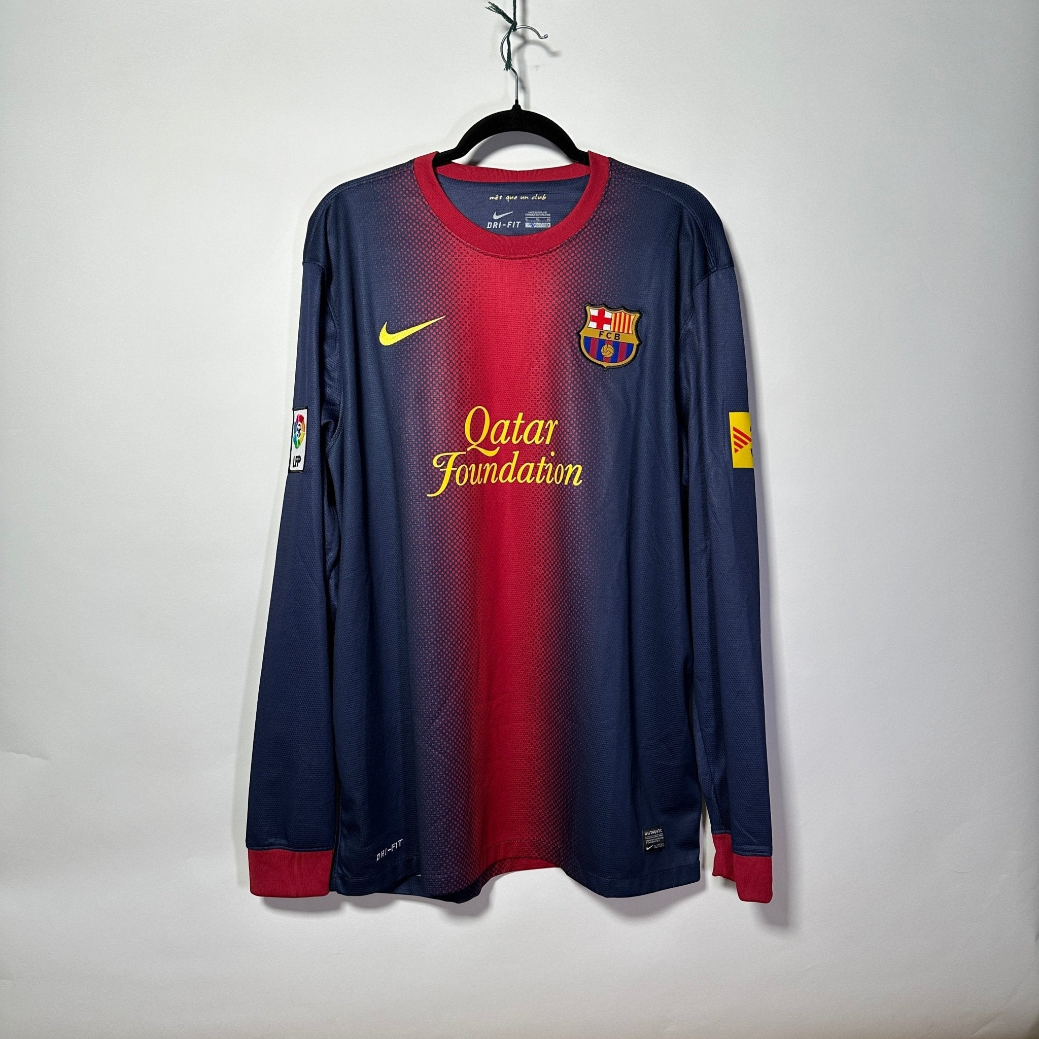 FC Barcelona Local 2012 (Manga Larga) - Talla XL - YaelitoMix