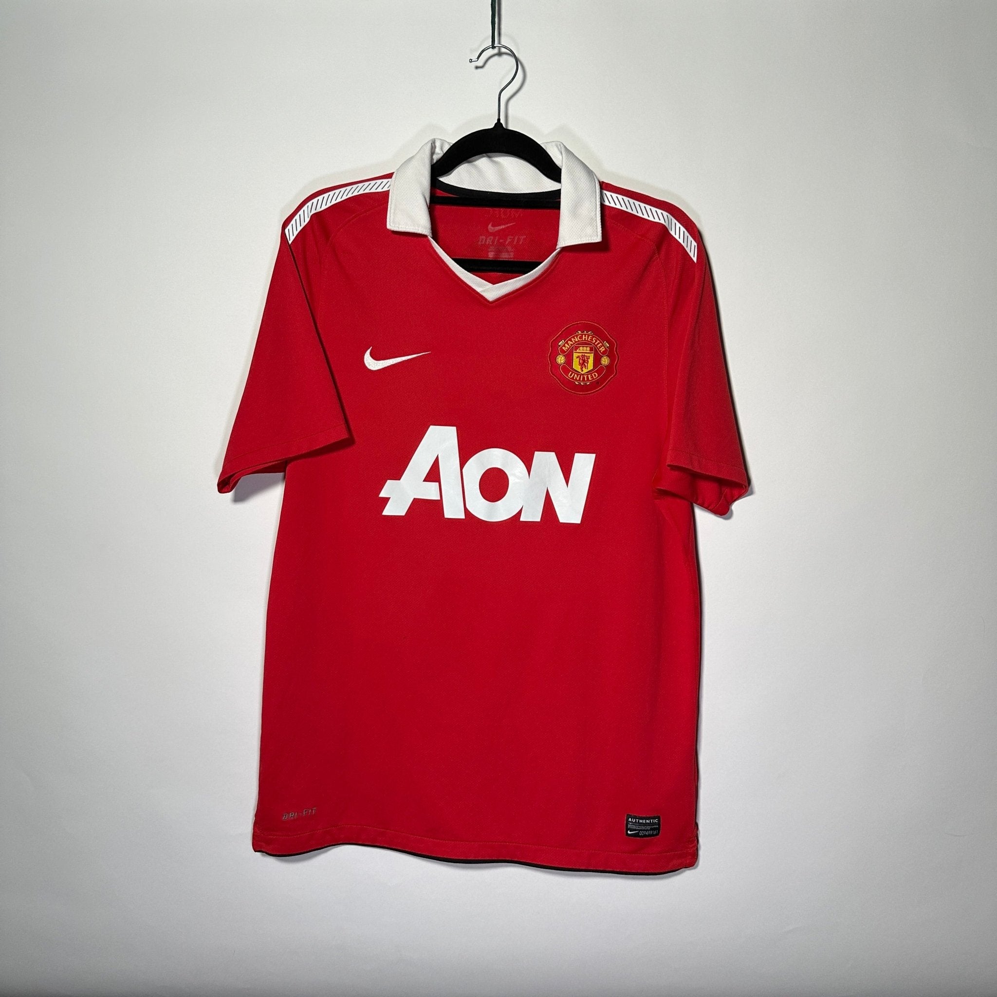 Manchester United Local 2010 - Dorsal Scholes (Versión Jugador) - Talla M - YaelitoMix