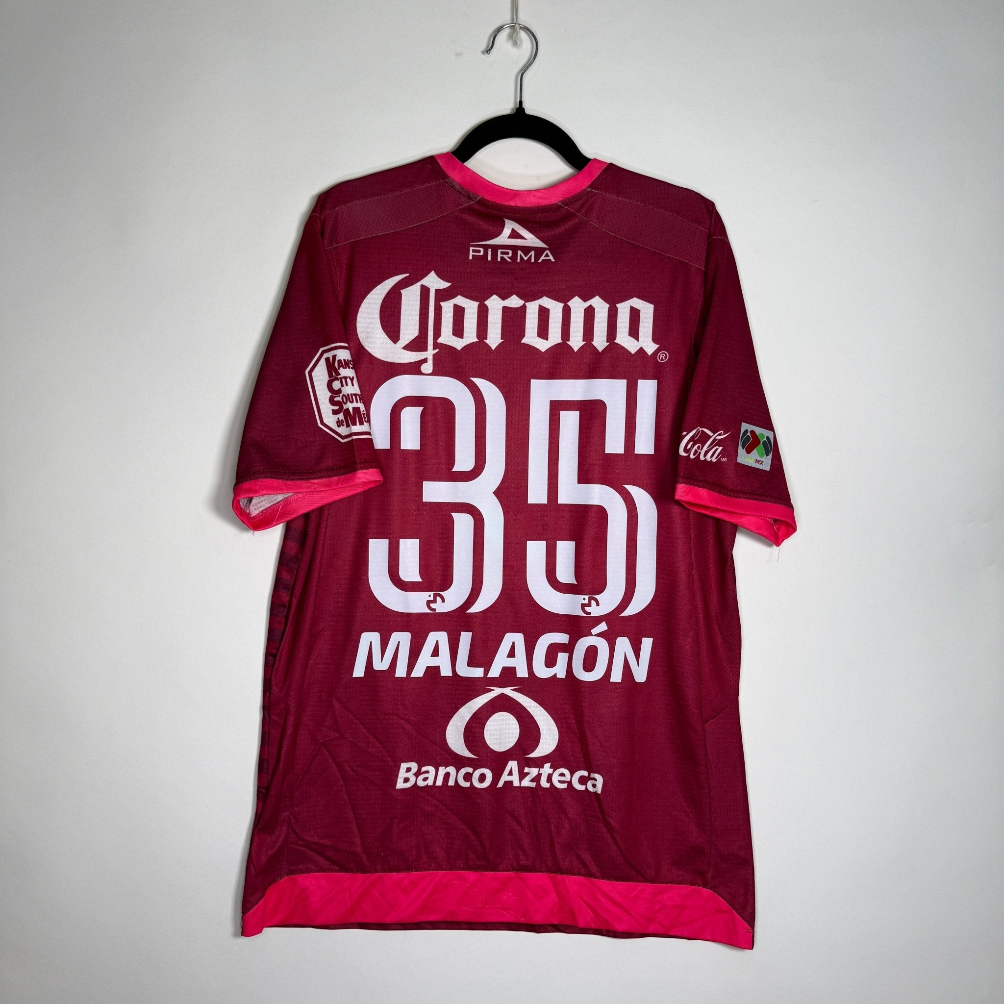 Monarcas Morelia Tercera 2017 - Dorsal Malagón - Talla XL - YaelitoMix