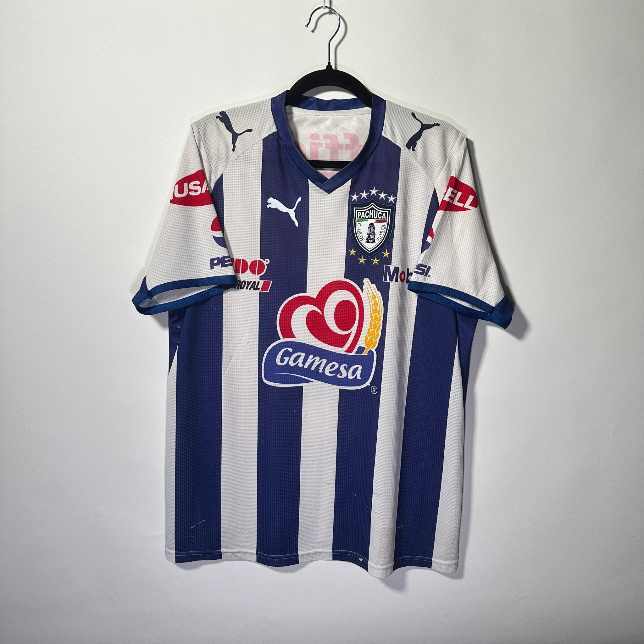 Pachuca FC Local 2008 - Dorsal Chaco Giménez - Talla M - YaelitoMix