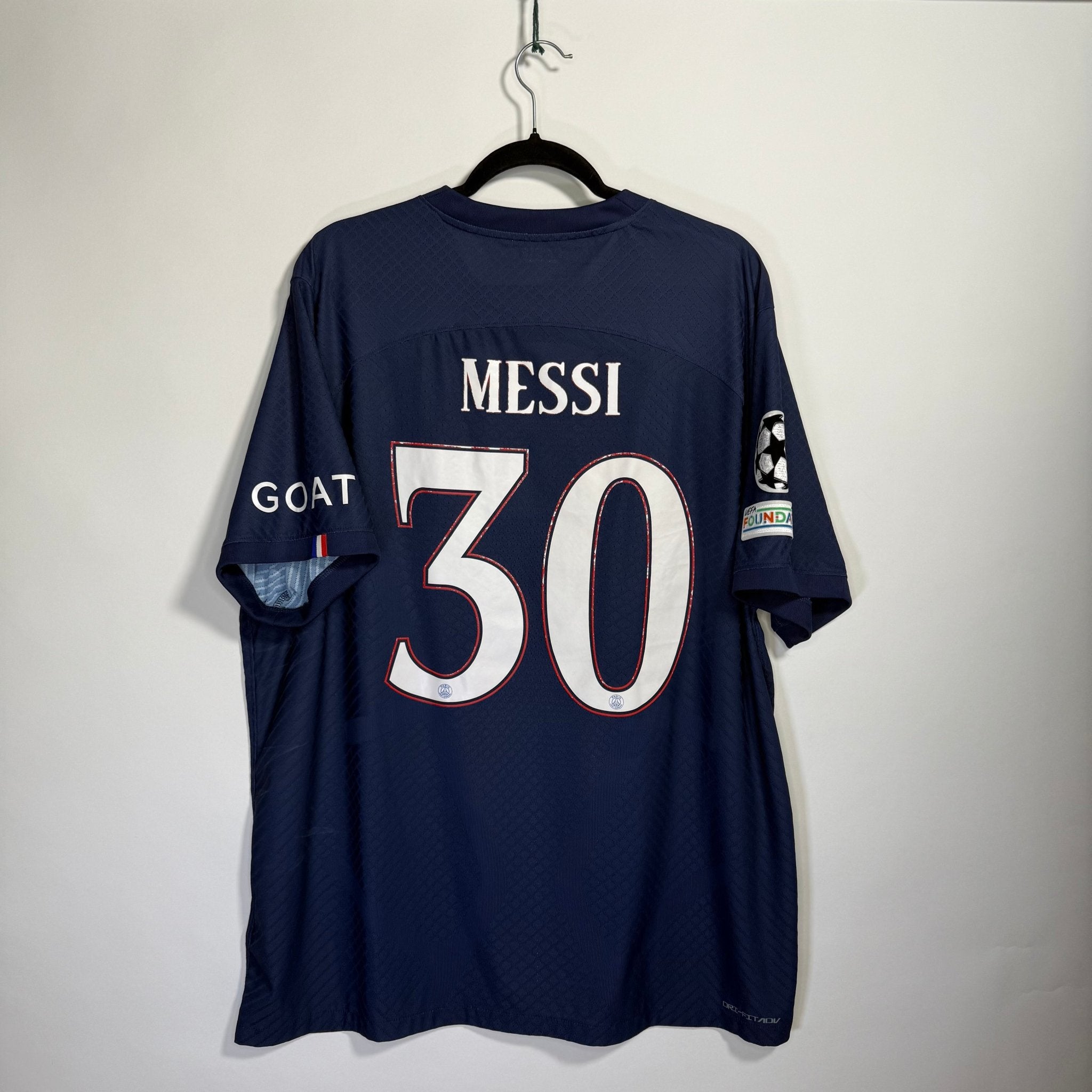 Paris Saint Germain Local 2022 - Dorsal Messi - Talla XL - YaelitoMix