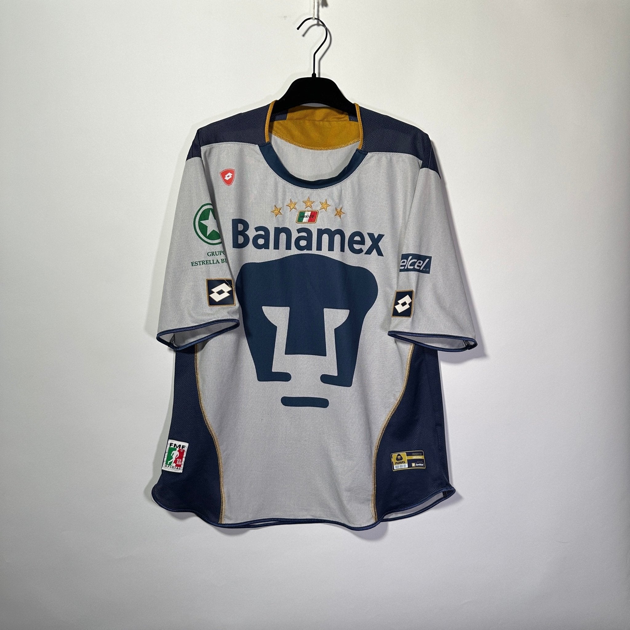 Pumas UNAM Local 2004 – Dorsal Ailton Eli - Talla L/G - YaelitoMix