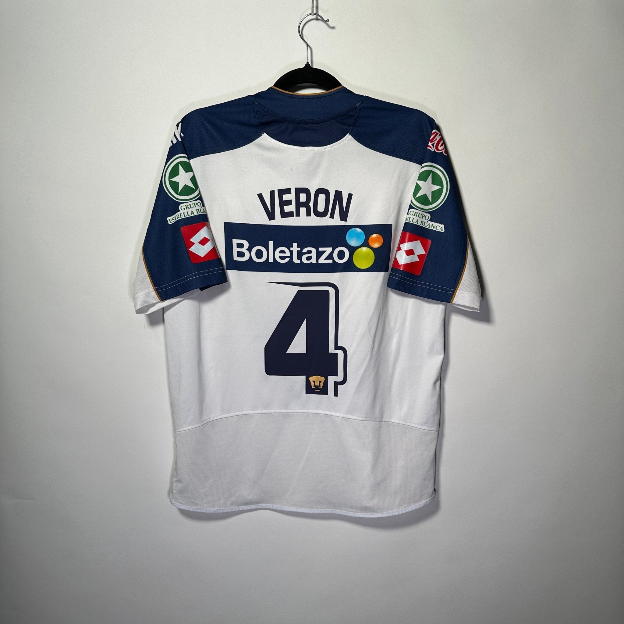 Pumas UNAM Local 2006 - Dorsal Verón - Talla L/G - YaelitoMix