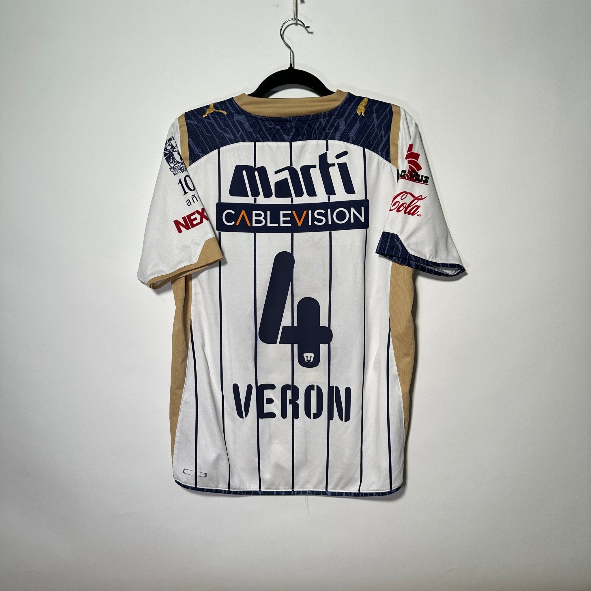Pumas UNAM Local 2007 - Dorsal Verón - Talla L/G - YaelitoMix