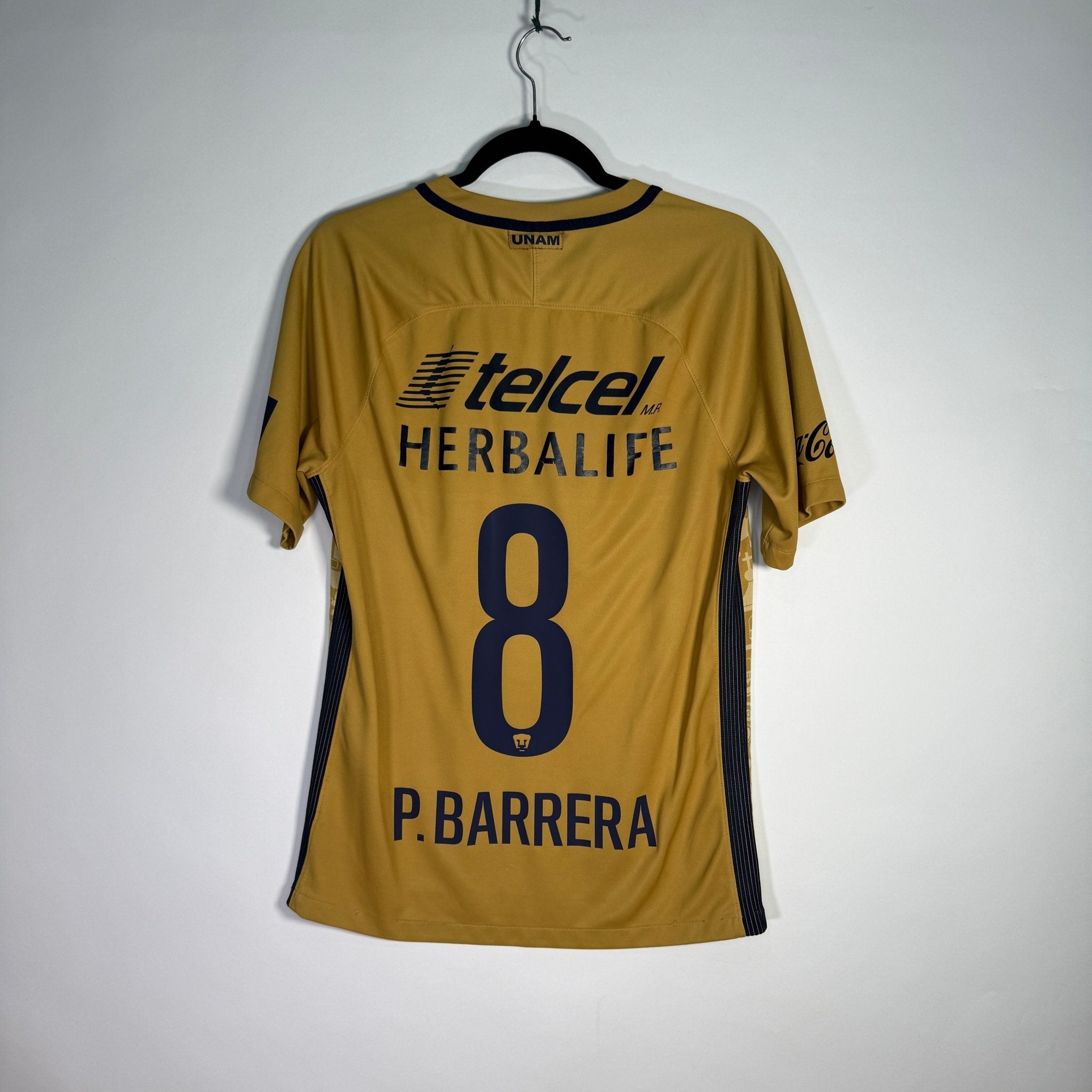 Pumas UNAM Local 2016 - Dorsal Pablo Barrera - Talla S/CH - YaelitoMix