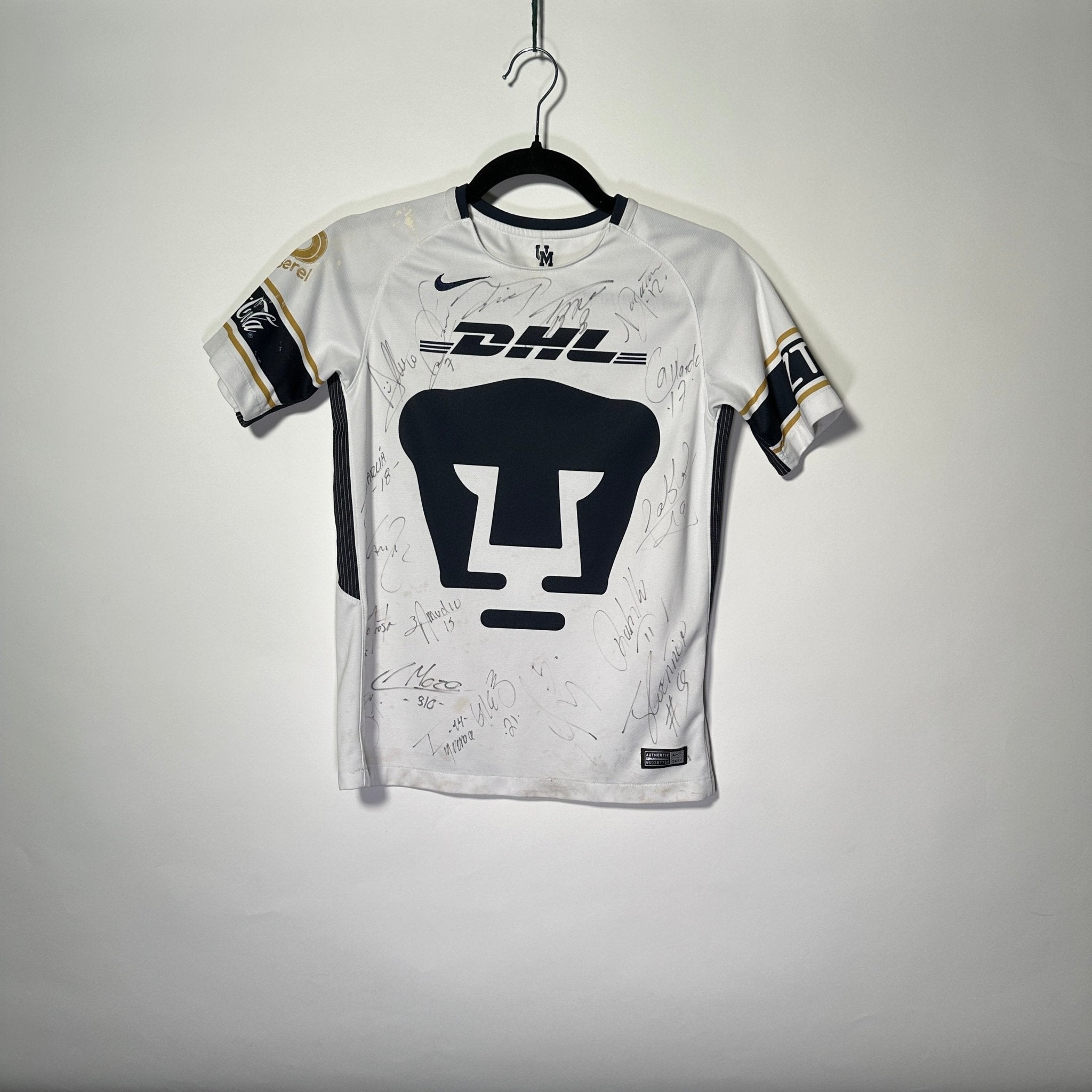 Pumas UNAM Local 2017 - Autografiada - Talla L Juvenil - YaelitoMix