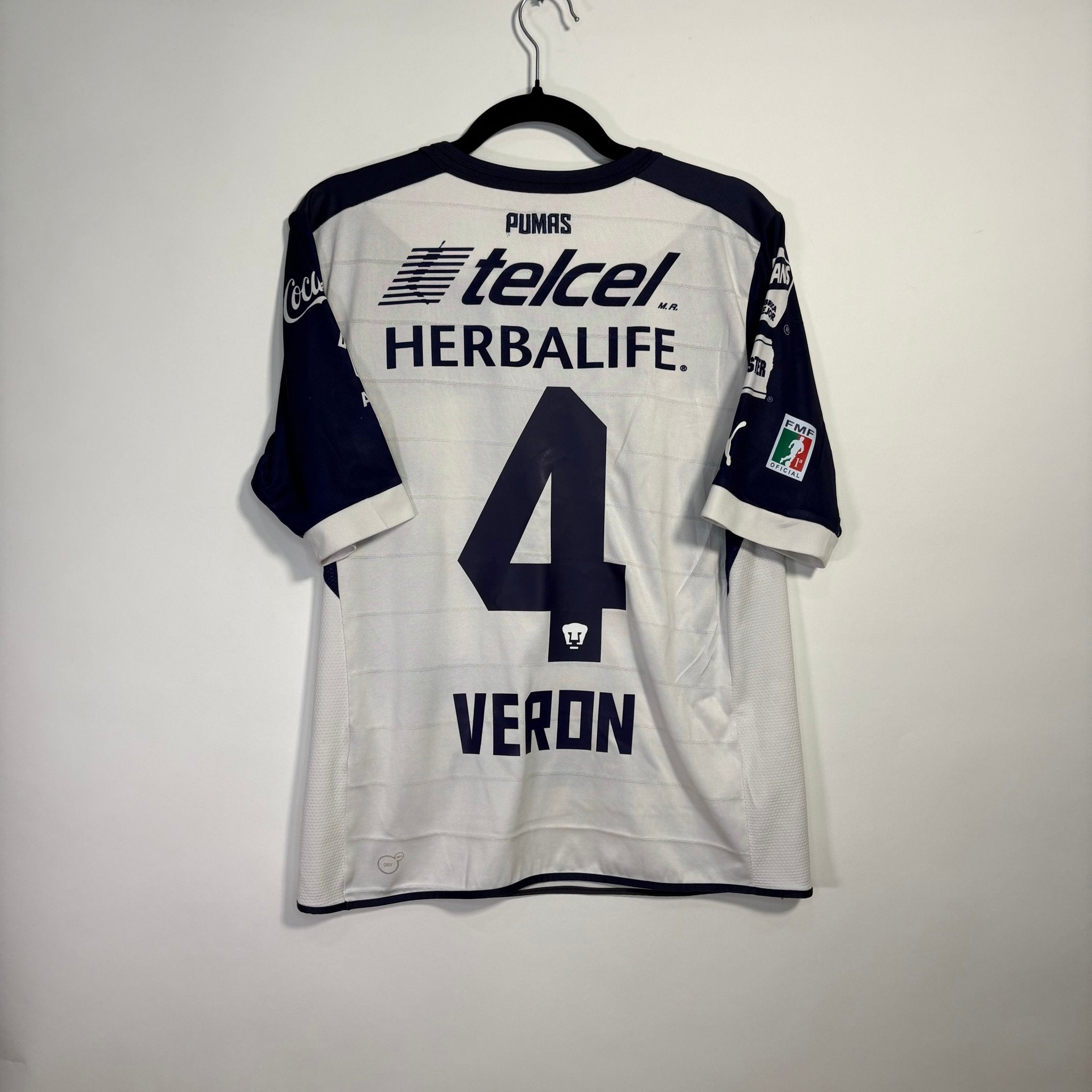 Pumas UNAM Tercera 2012 - Dorsal Verón - Talla M - YaelitoMix