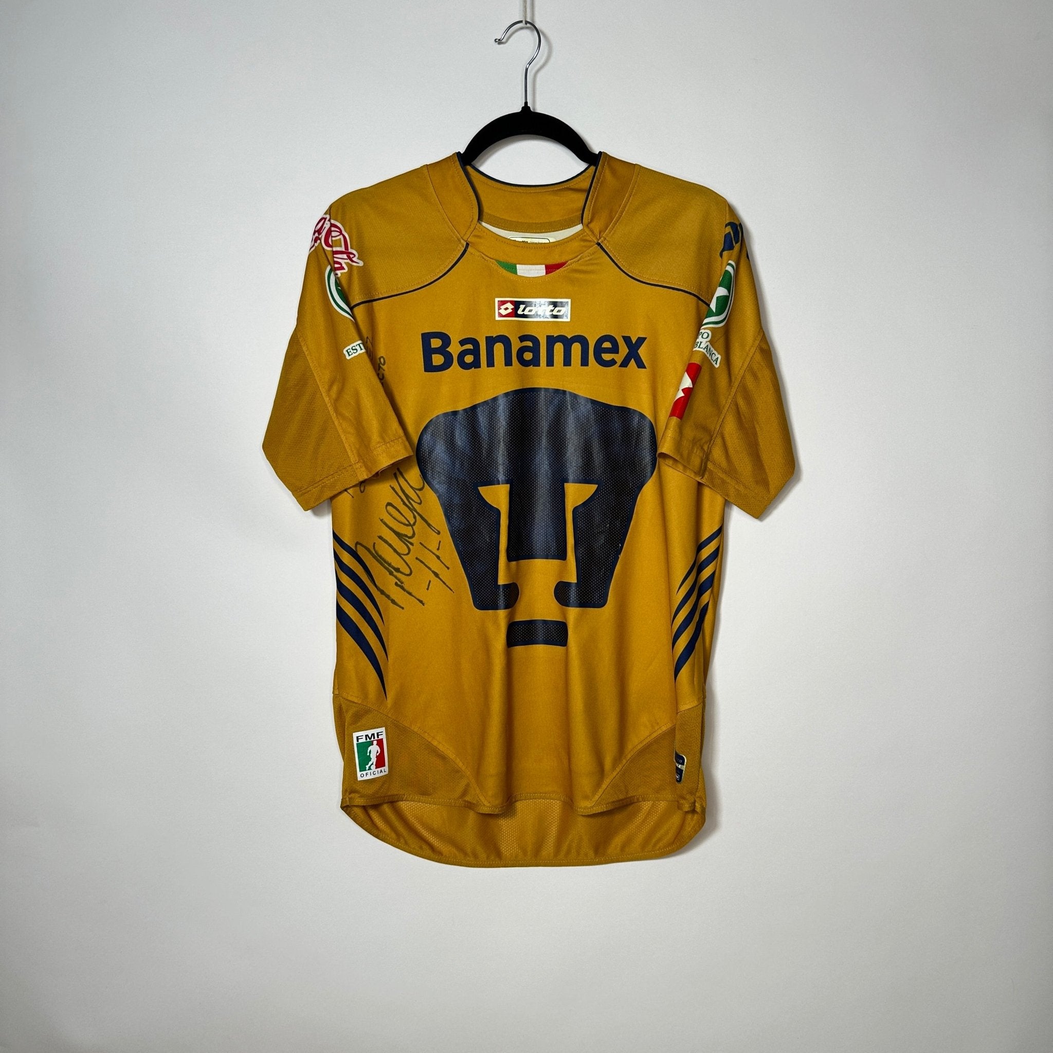 Pumas UNAM Visita 2007 - UTILERÍA Parejita López (Autografiada) - Talla M - YaelitoMix