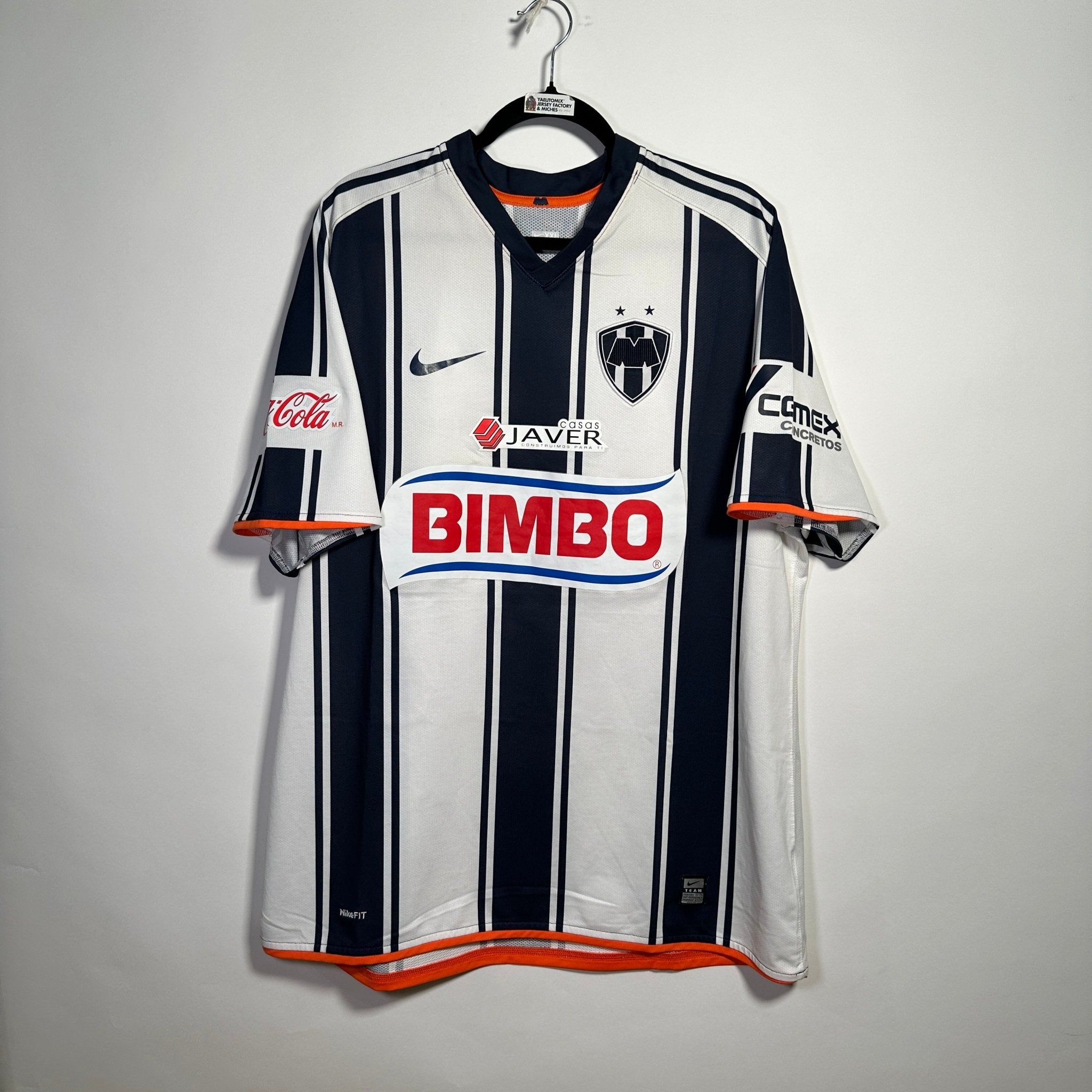Rayados de Monterrey Local 2008 (Versión Jugador) - Talla 2XL - YaelitoMix