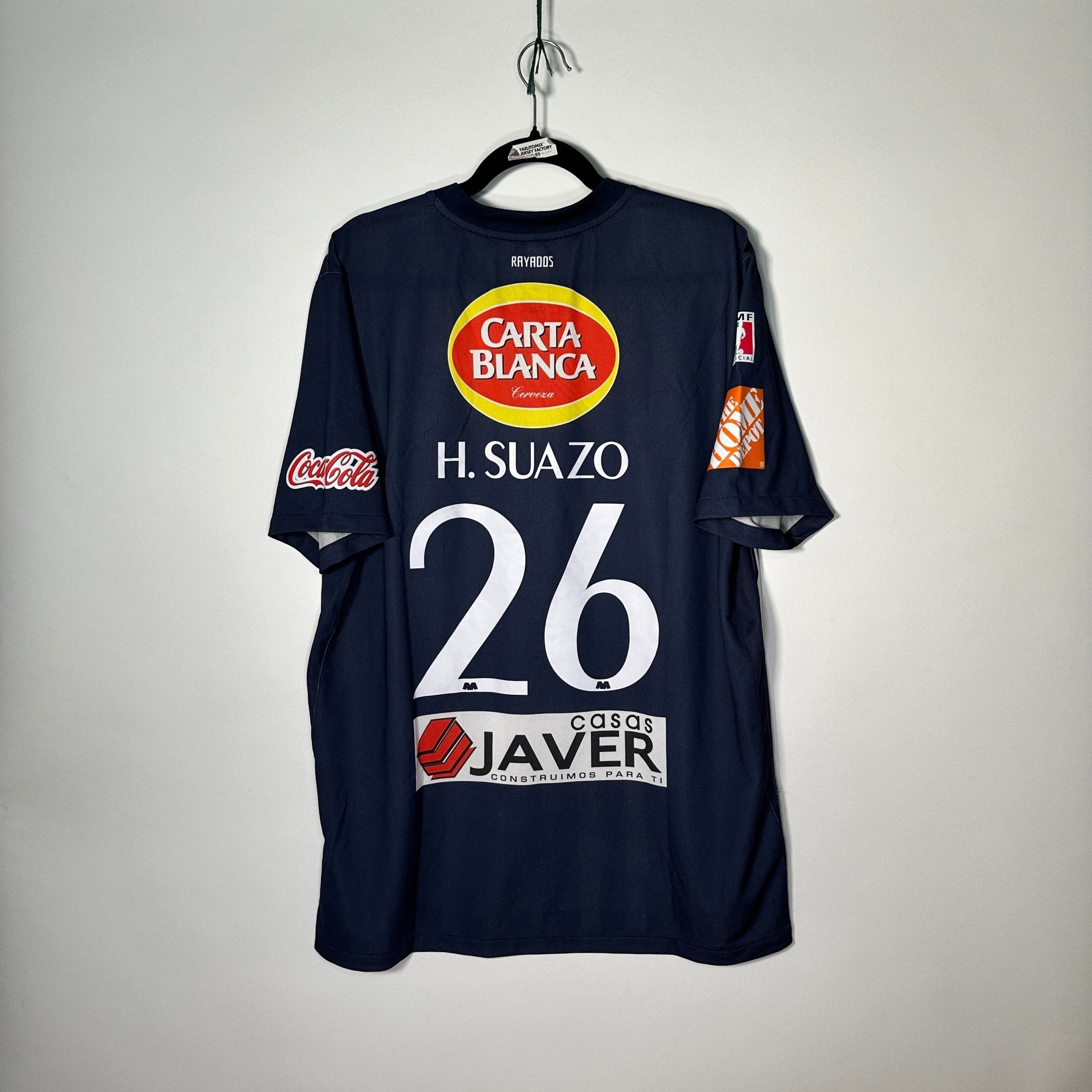 Rayados de Monterrey Local 2011 - Dorsal Humberto Suazo - Talla XL - YaelitoMix