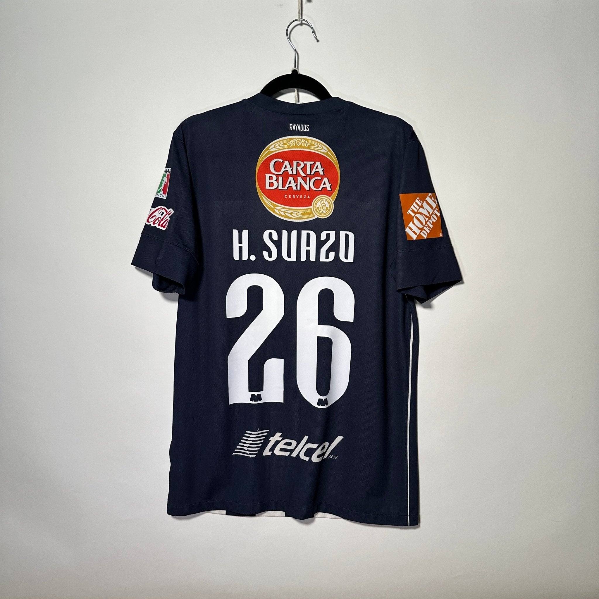 Rayados de Monterrey Local 2012 - Dorsal Chupete Suazo - Talla L/G - YaelitoMix