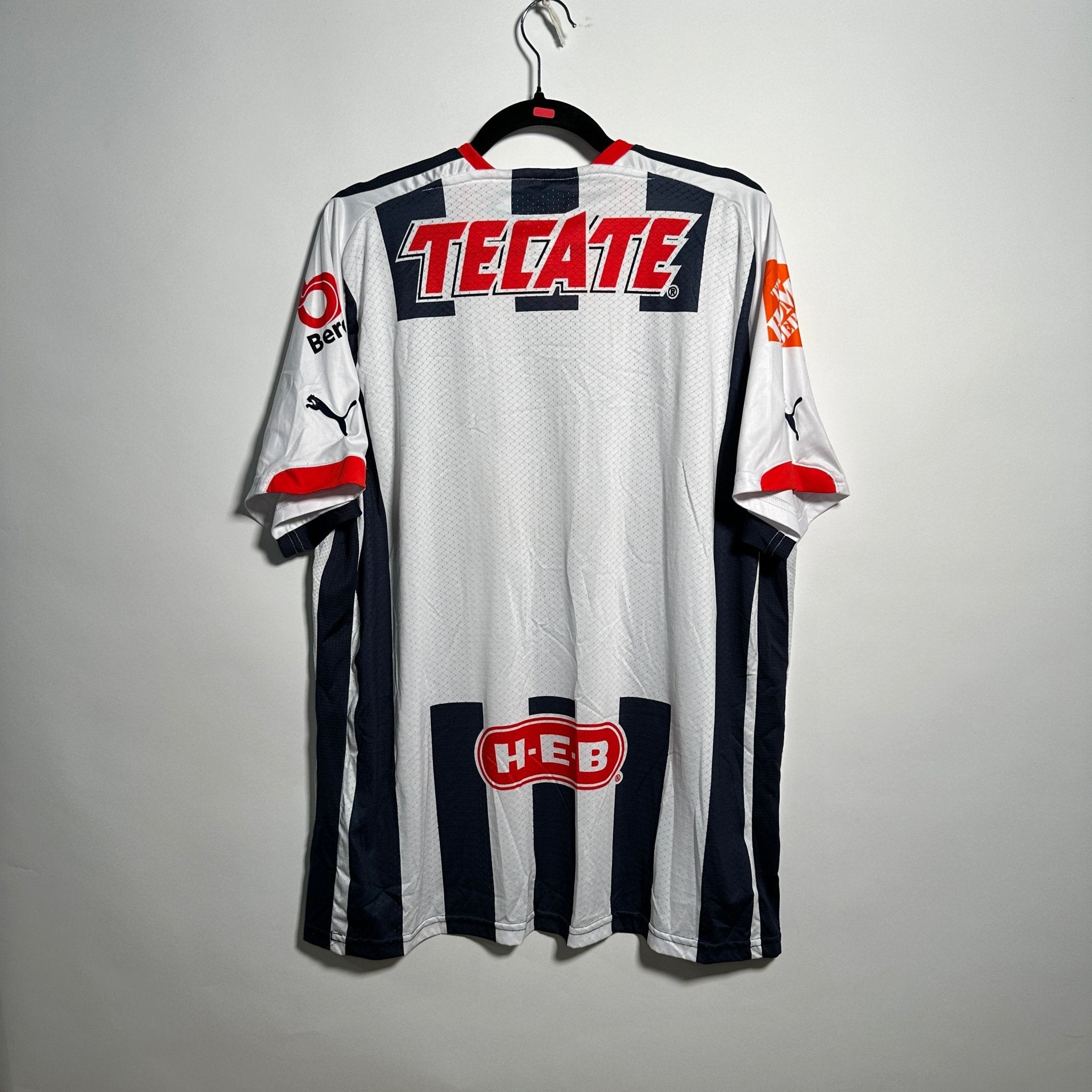 Rayados de Monterrey Local 2014 (Versión Jugador) - Talla 2XL - YaelitoMix