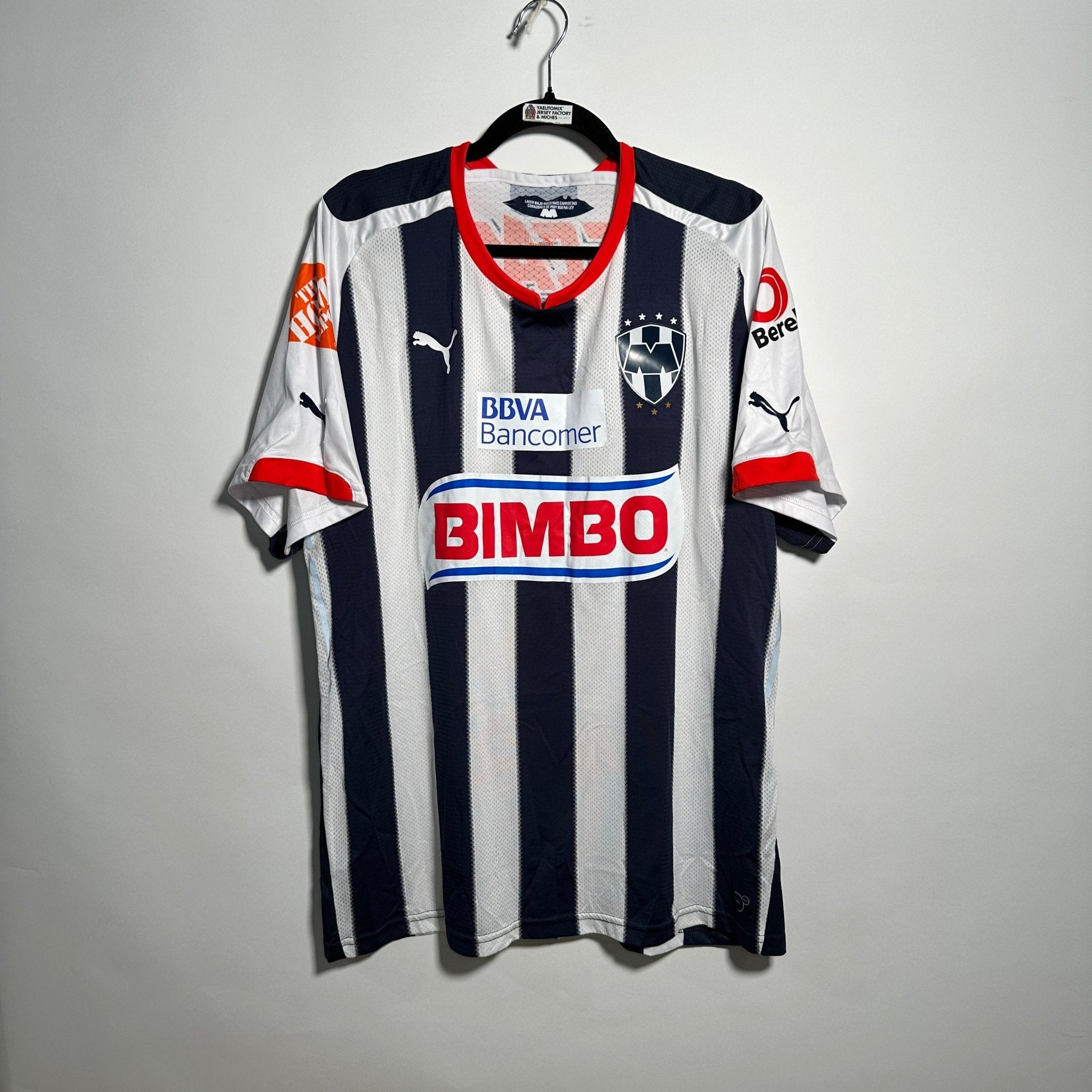 Rayados de Monterrey Local 2014 (Versión Jugador) - Talla 2XL - YaelitoMix