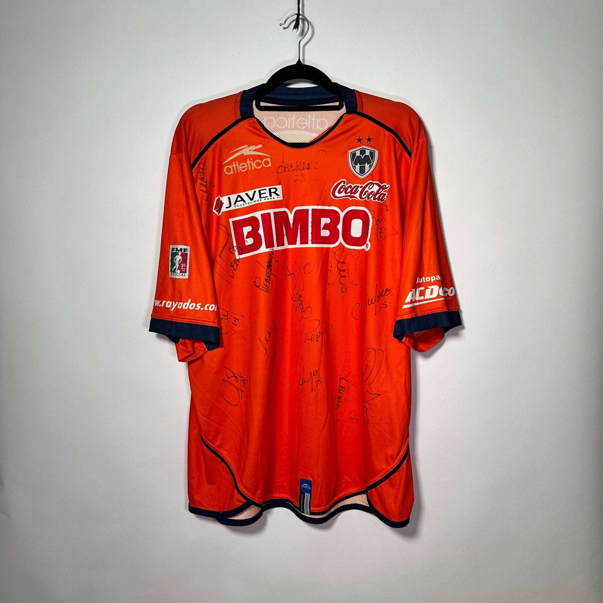 Rayados de Monterrey Visita 2004 (Autografiada) - Talla L/G - YaelitoMix