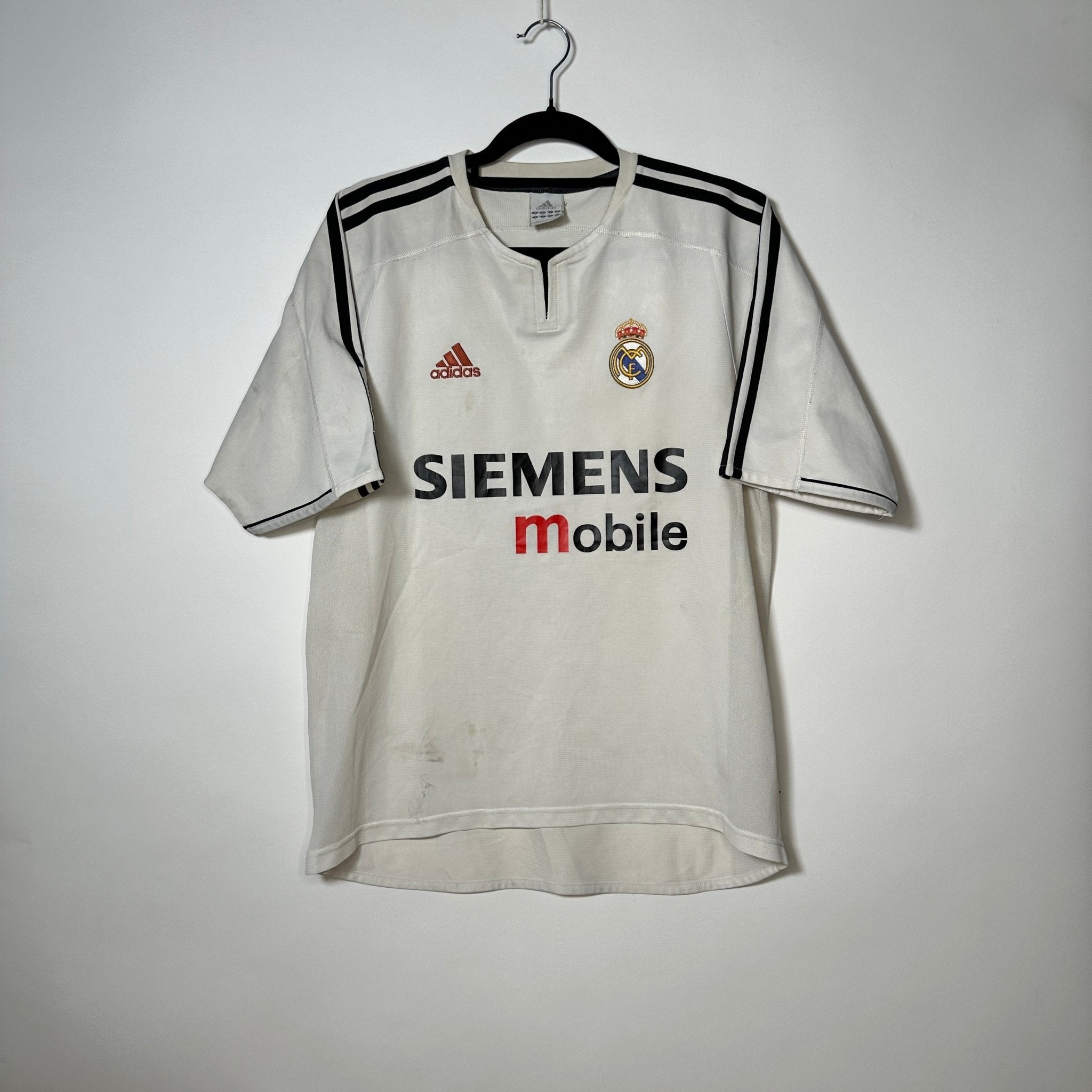 Real Madrid Local 2003 - Dorsal Zidane (Gira Asiática) - Talla M - YaelitoMix