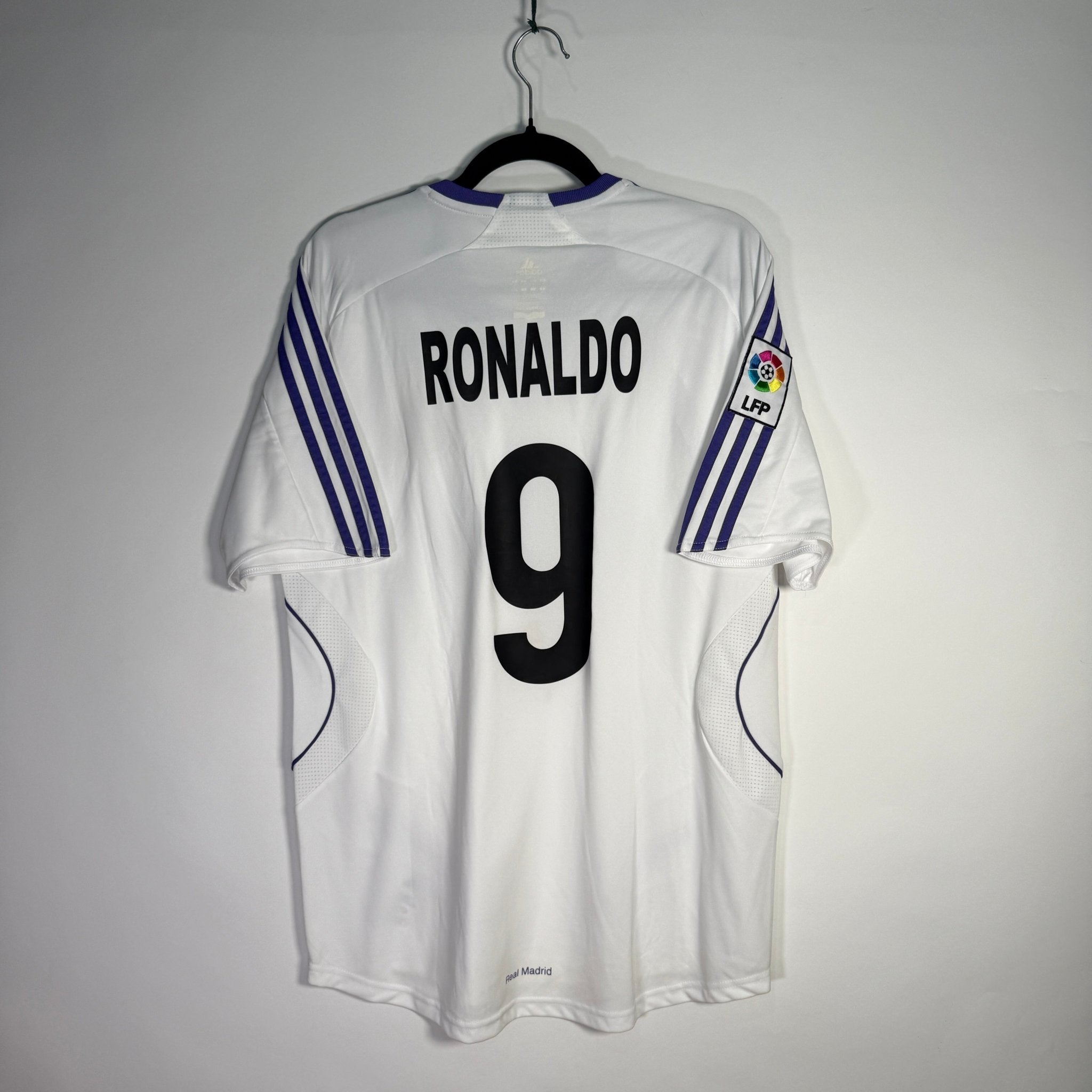 Real Madrid Local 2007 - Dorsal Ronaldo - Talla L/G - YaelitoMix
