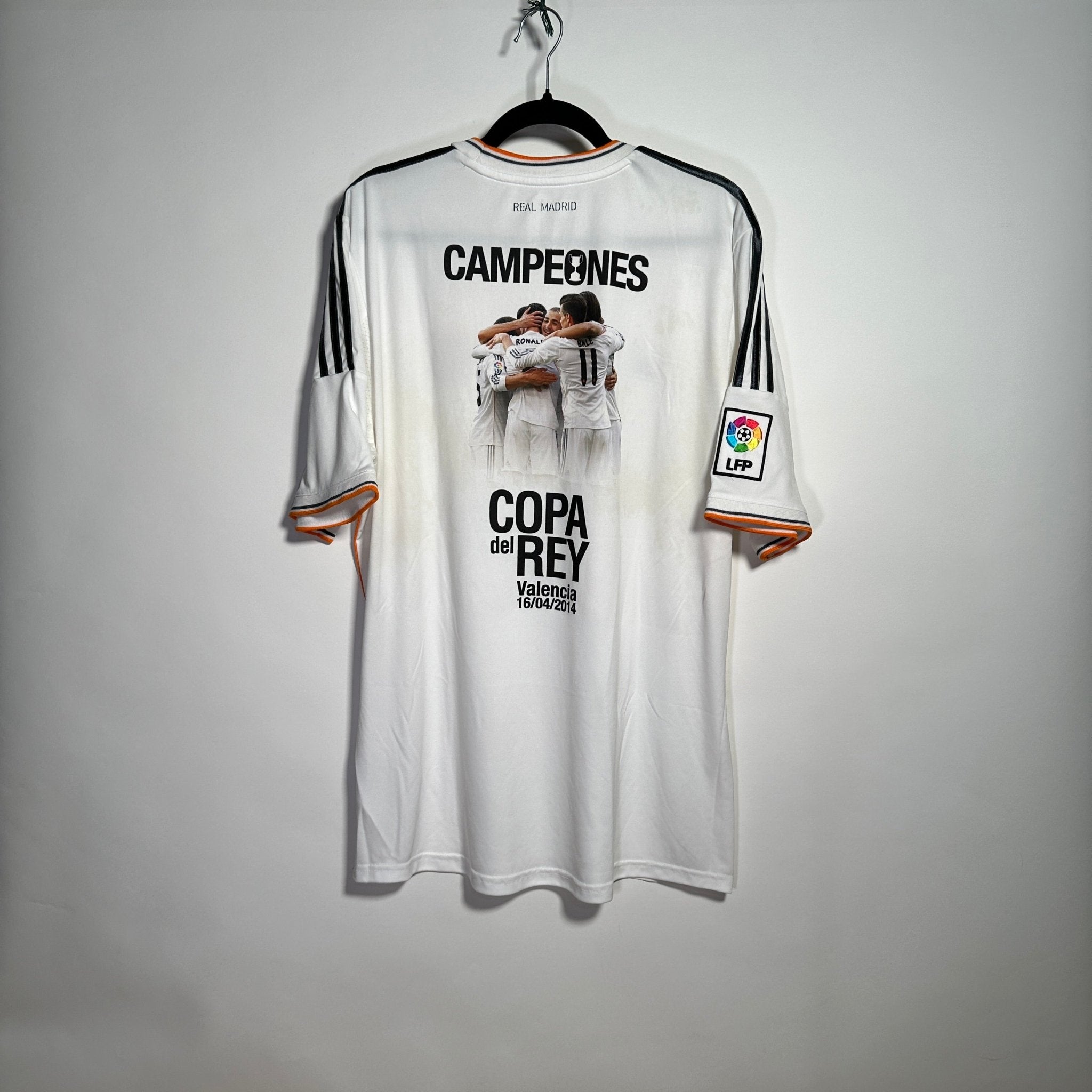 Real Madrid Local 2013 (Campeón Copa del Rey) - Talla XL - YaelitoMix