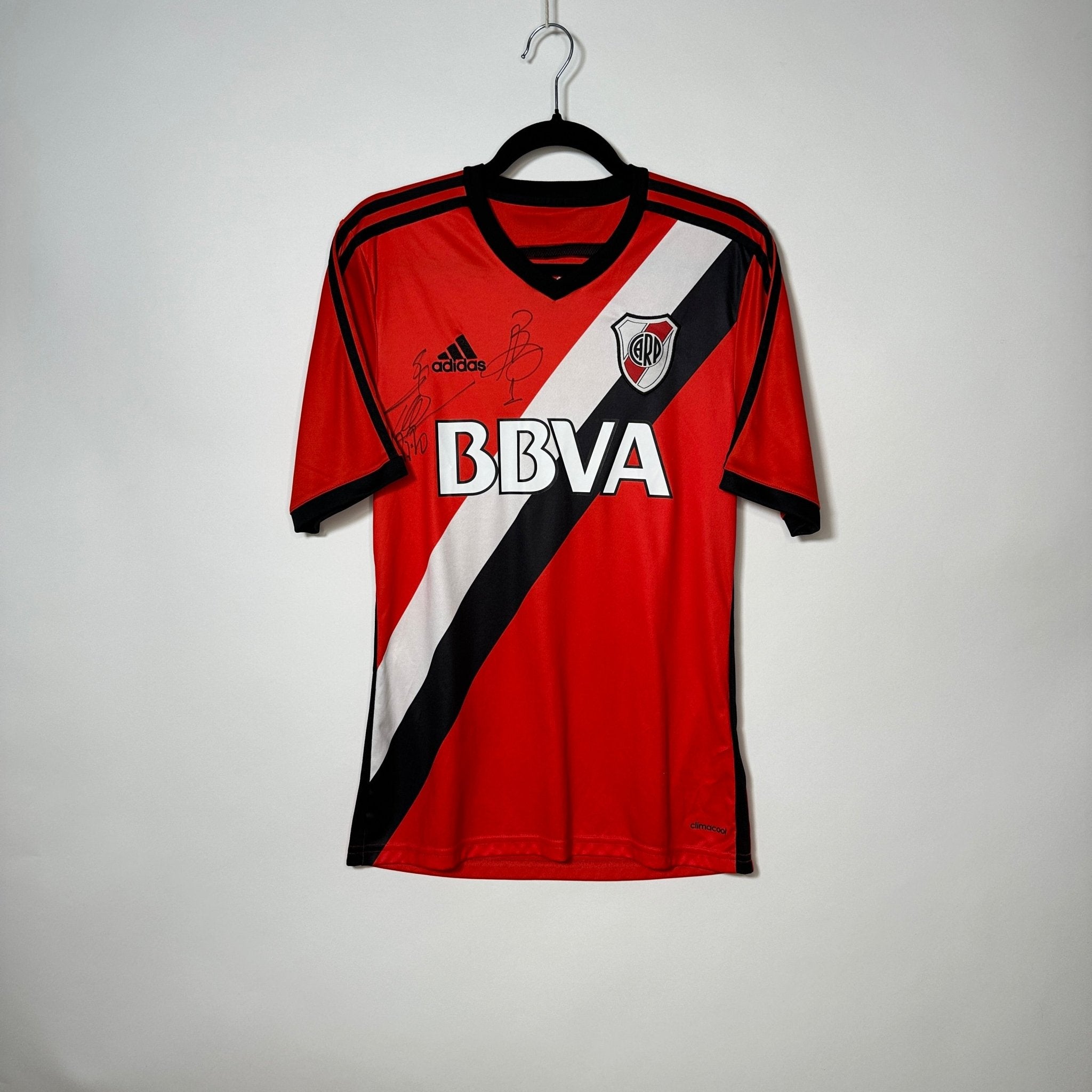 River Plate Visita 2014 - Dorsal Aimar (Autografiada) - Talla S/CH - YaelitoMix