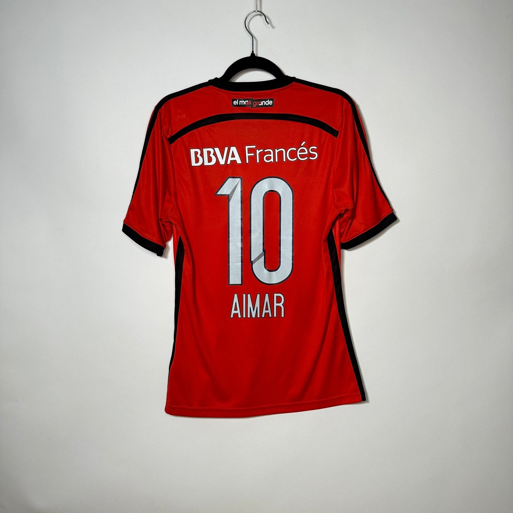 River Plate Visita 2014 - Dorsal Aimar (Autografiada) - Talla S/CH - YaelitoMix