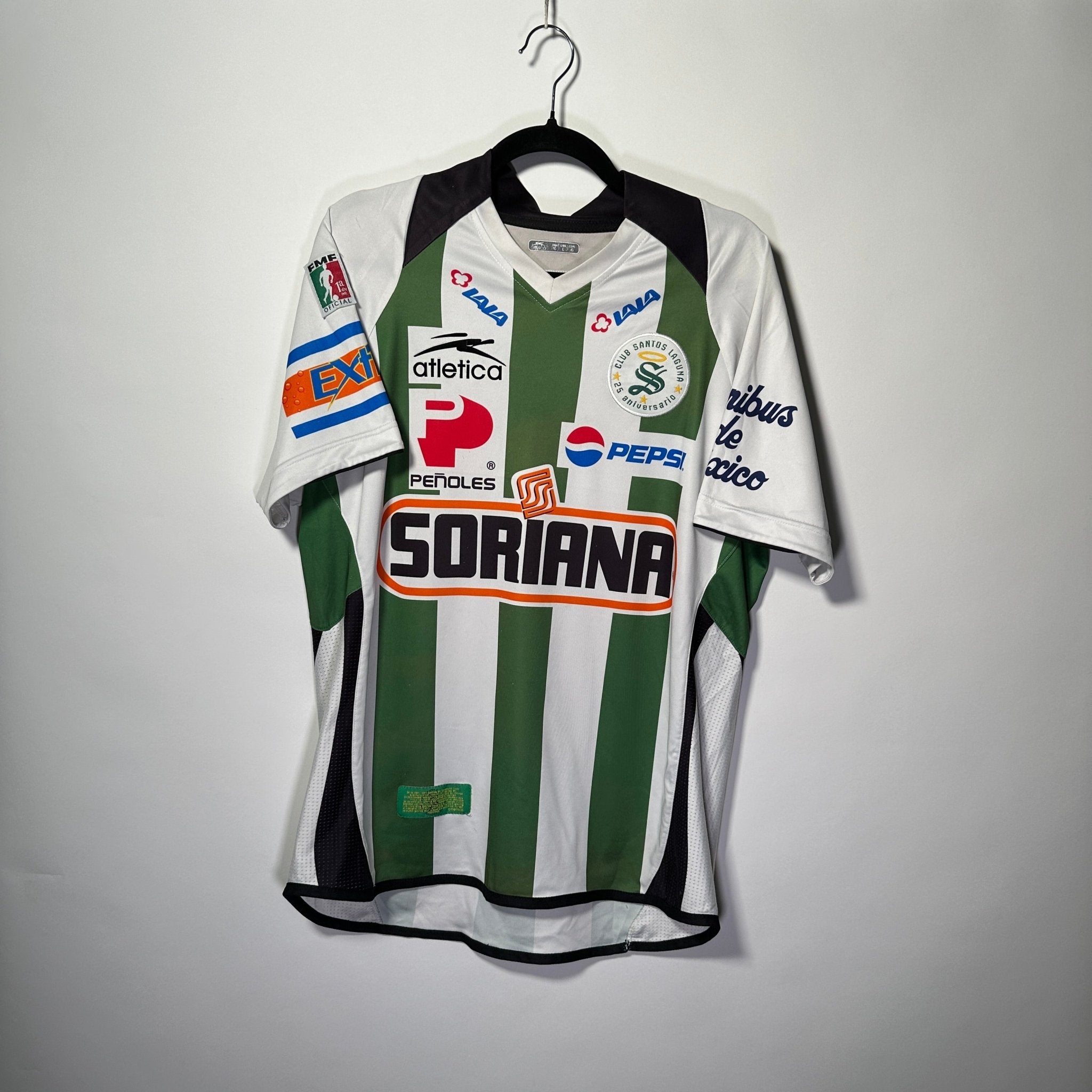 Santos Laguna Local 2008 - Dorsal Cuauhtémoc Blanco - Talla L/G - YaelitoMix
