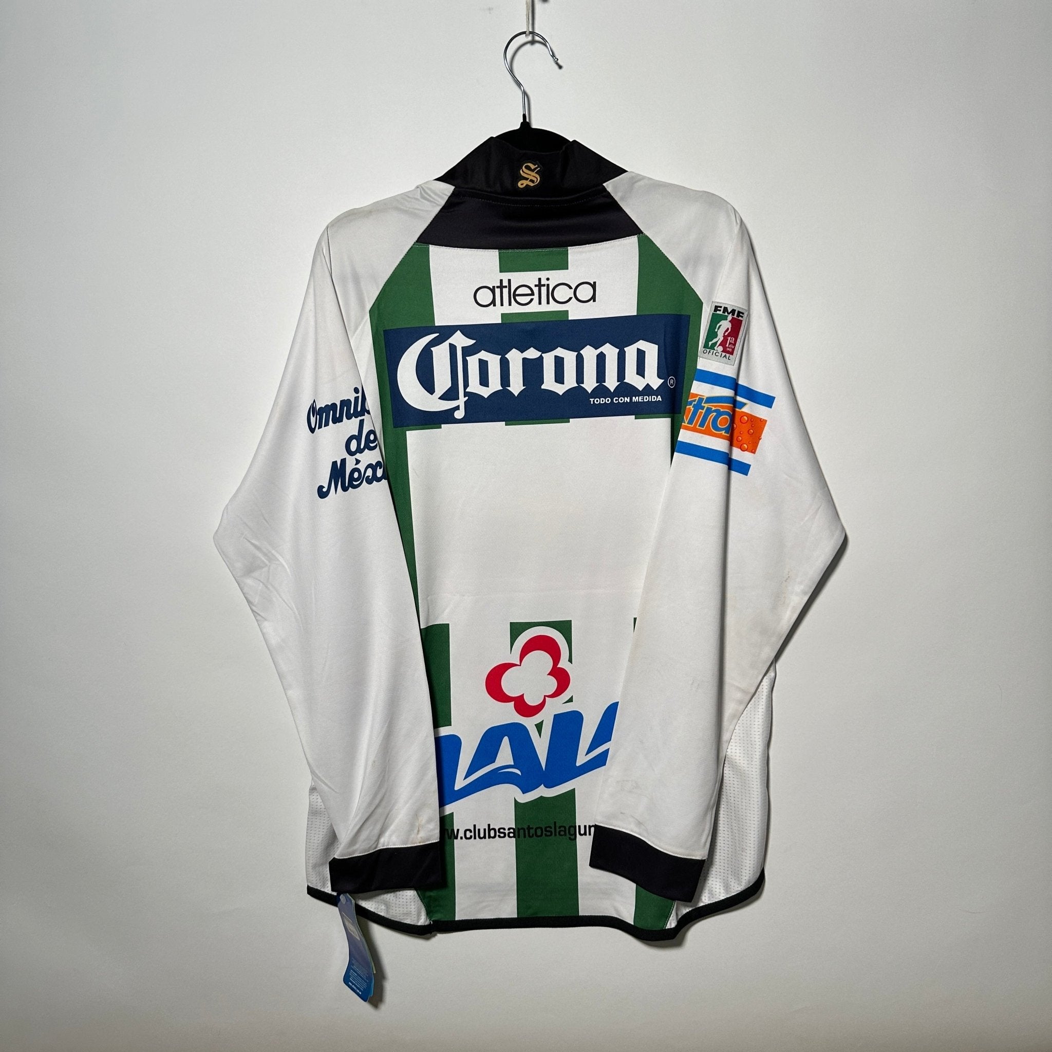 Santos Laguna Local 2008 (Manga Larga) - Autografiada - Talla L/G - YaelitoMix