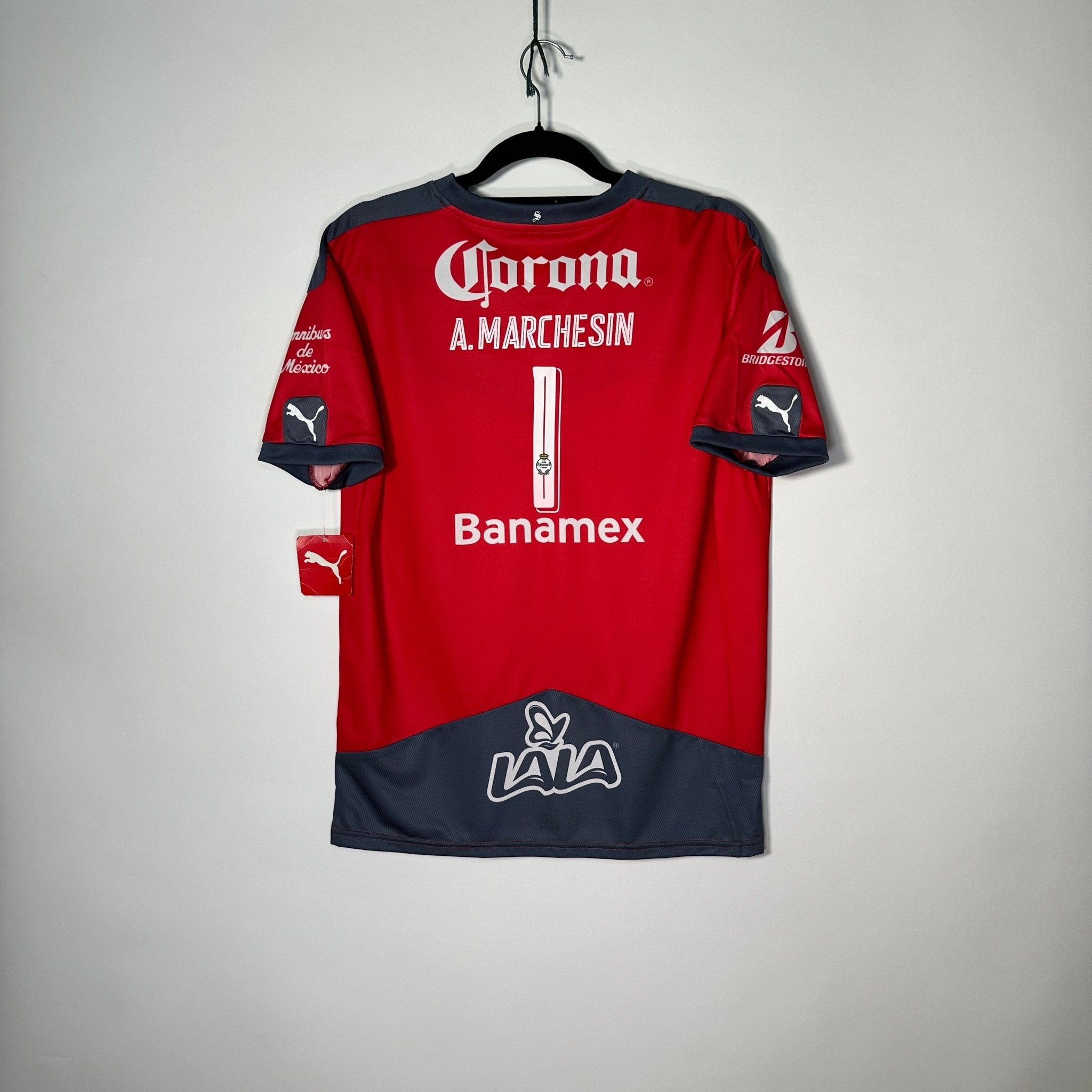 Santos Laguna Portero 2015 - Dorsal Agustín Marchesín - Talla 2XL Juvenil - YaelitoMix