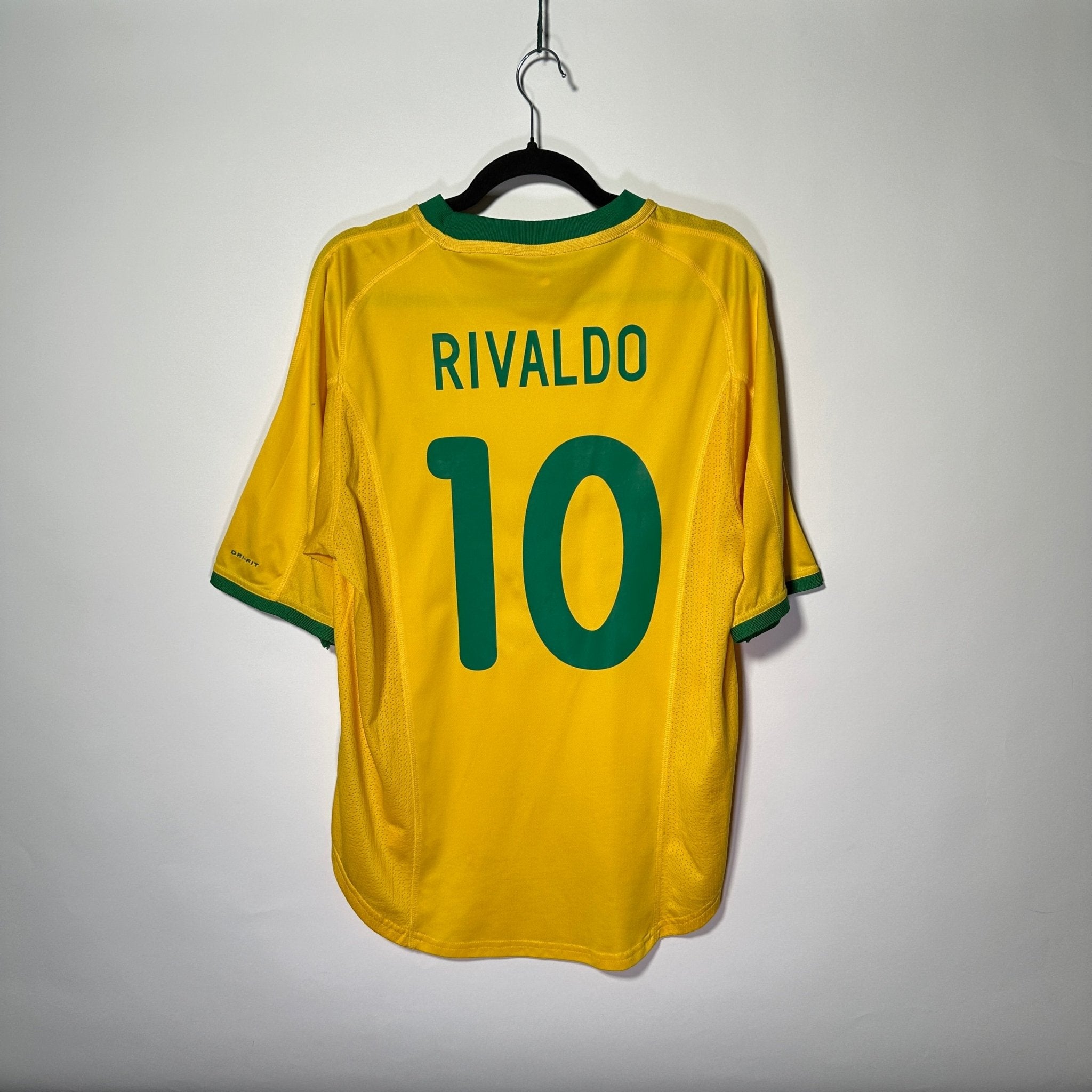Selección de Brasil Local 2000 - Dorsal Rivaldo - Talla L/G - YaelitoMix